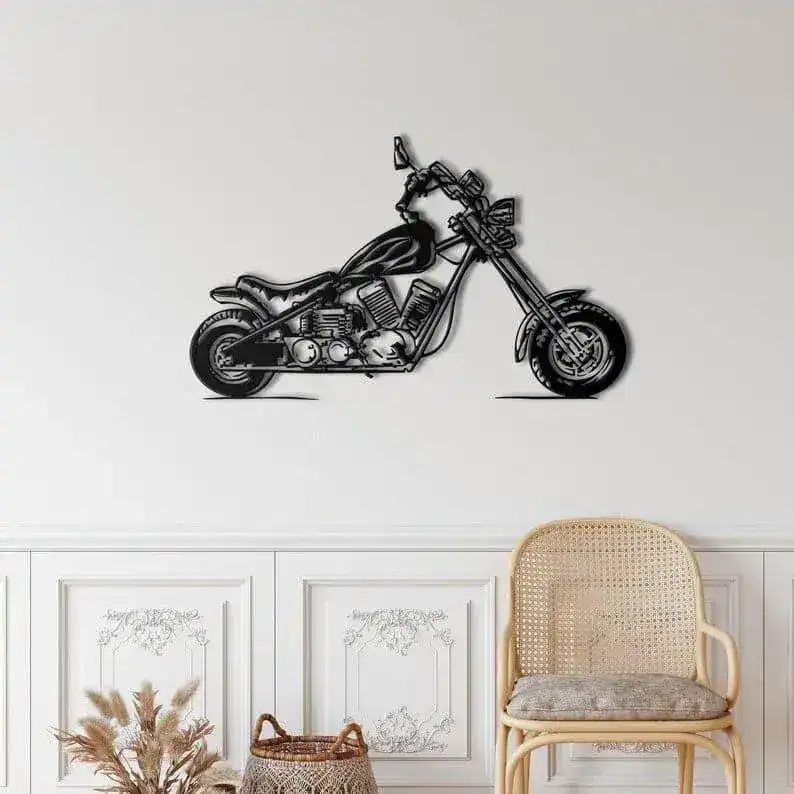 Motorcycle Metal Wall Art - Image 4