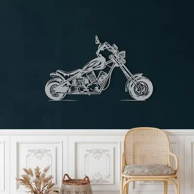 Motorcycle Metal Wall Art - Image 6