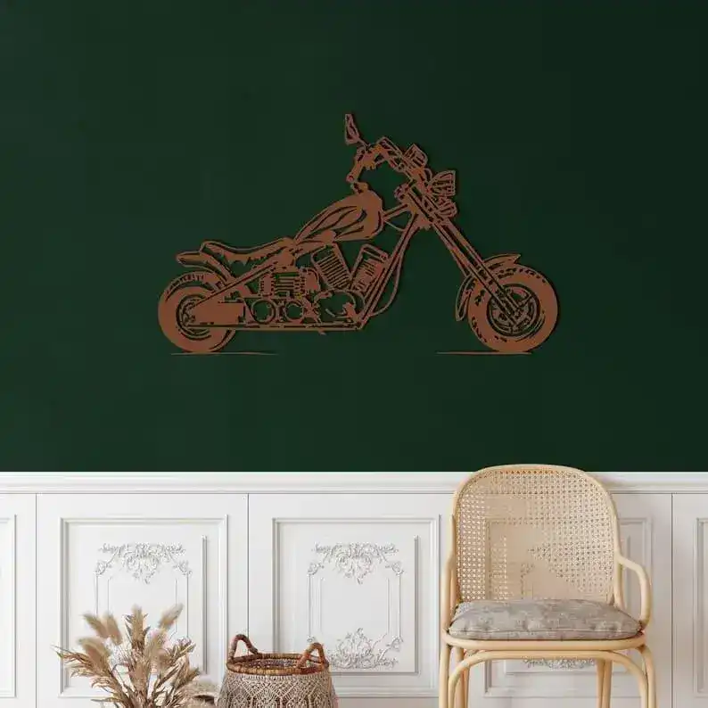 Motorcycle Metal Wall Art - Image 7