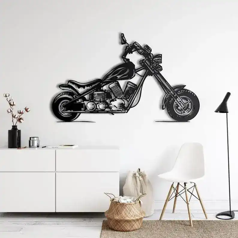 Motorcycle Metal Wall Art - Image 9