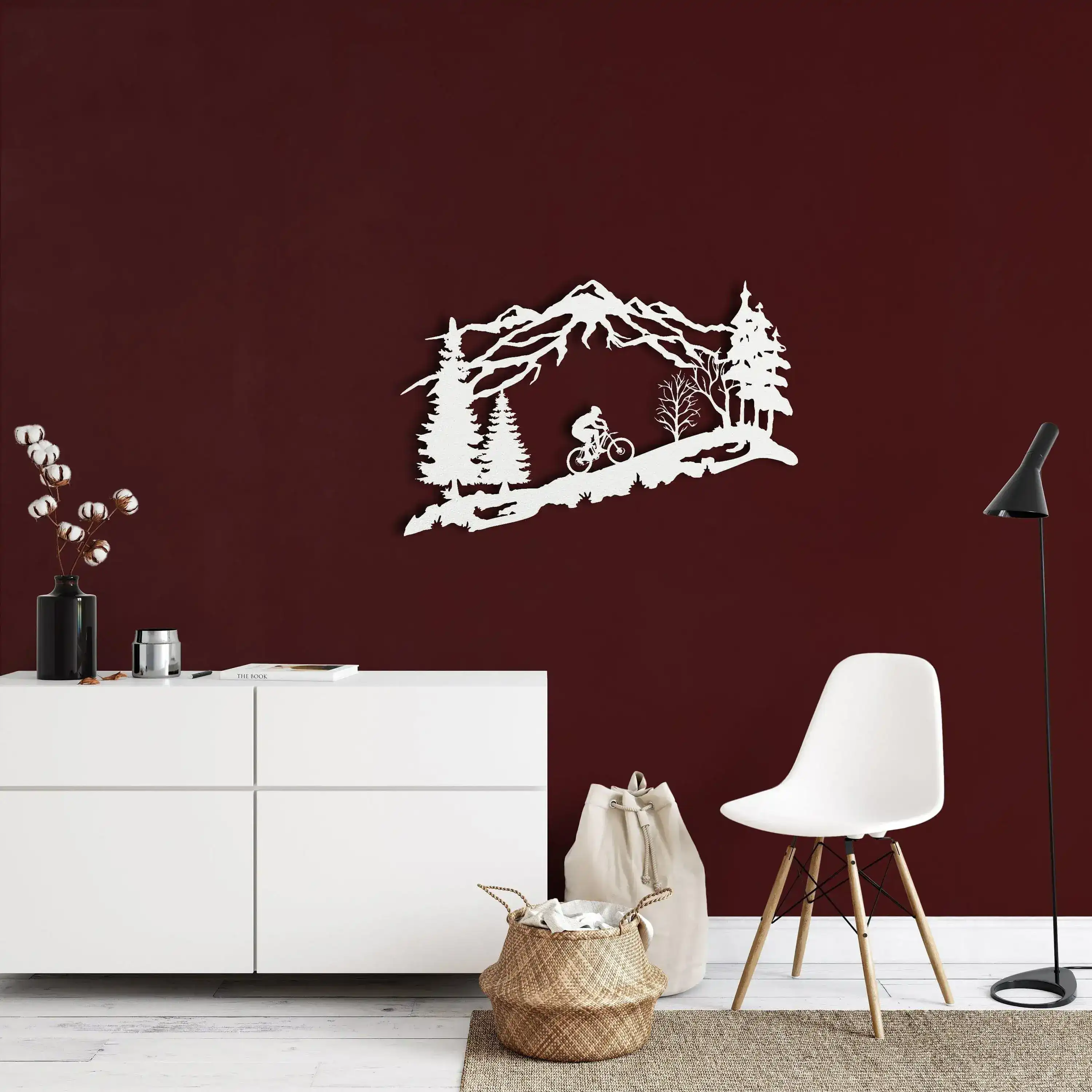 Mountain Biker Metal Wall Decor - Image 10