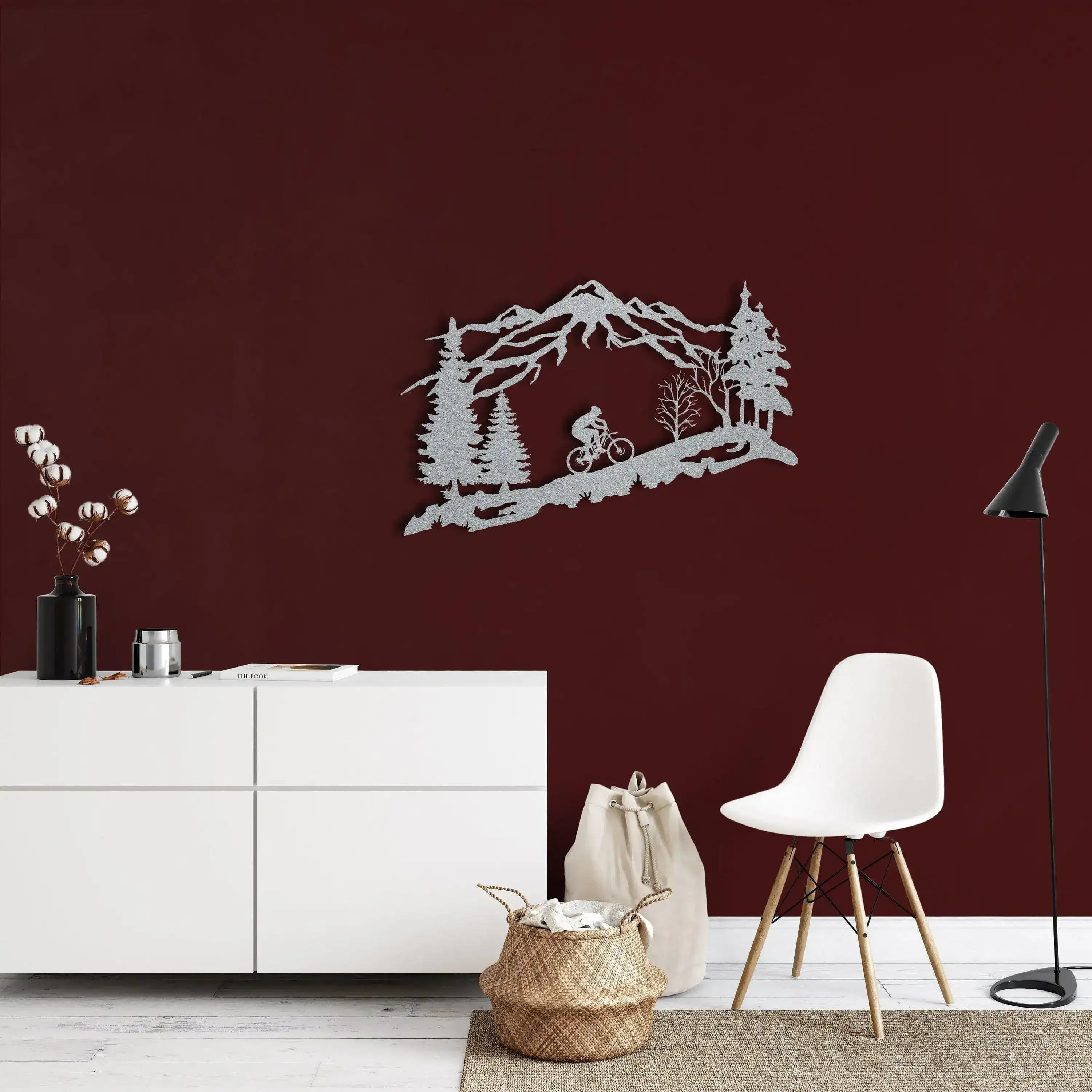 Mountain Biker Metal Wall Decor - Image 11