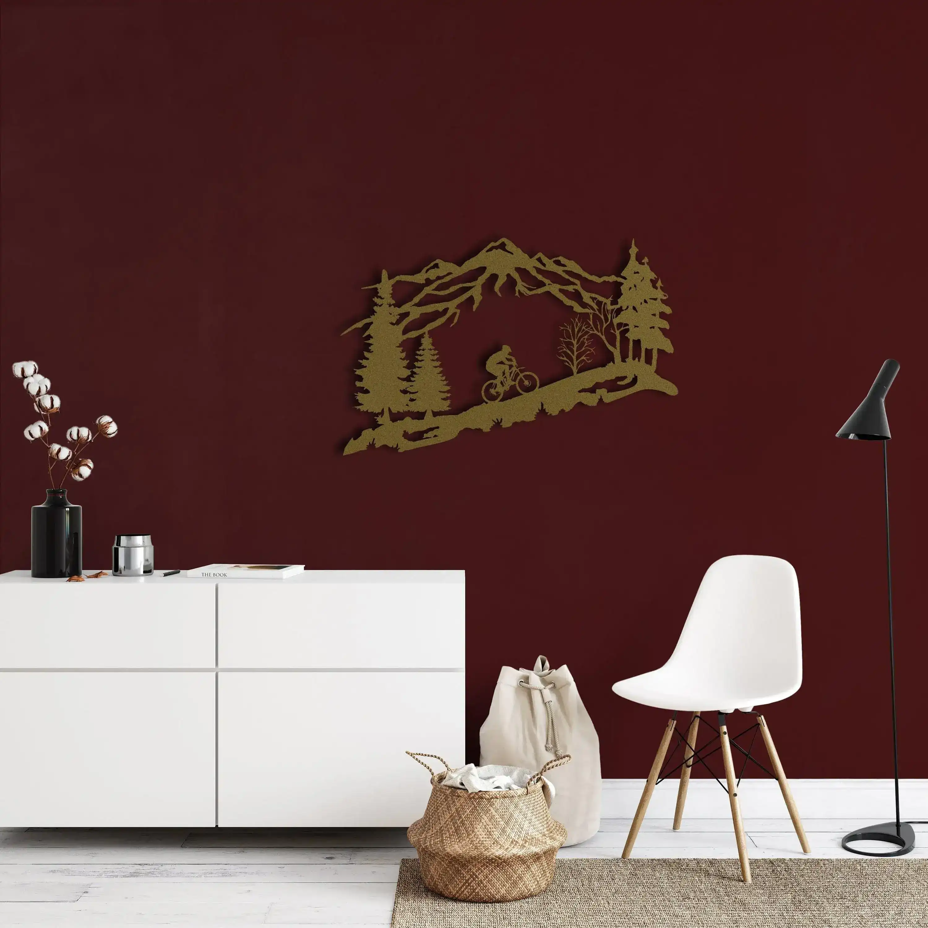Mountain Biker Metal Wall Decor - Image 12