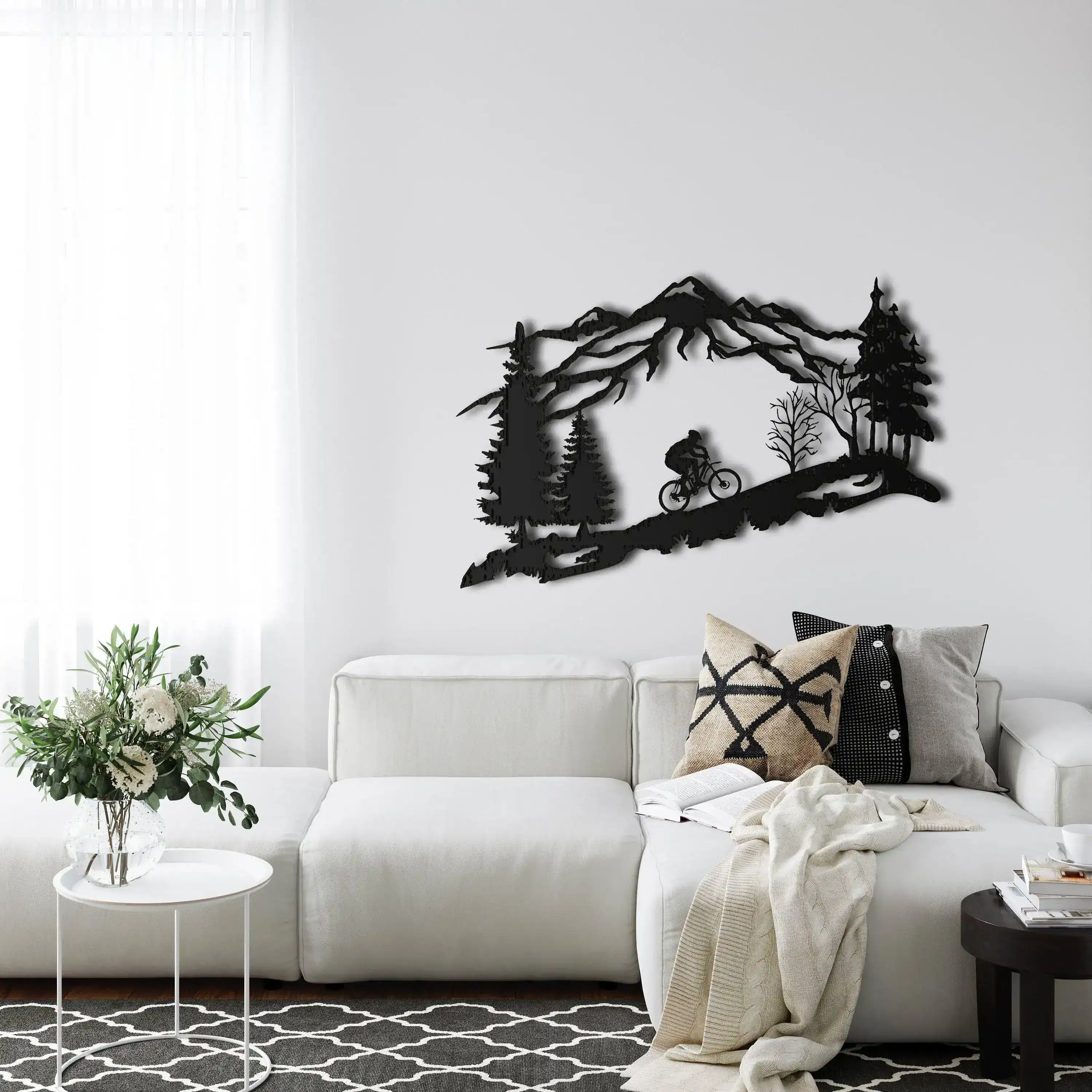 Mountain Biker Metal Wall Decor - Image 3