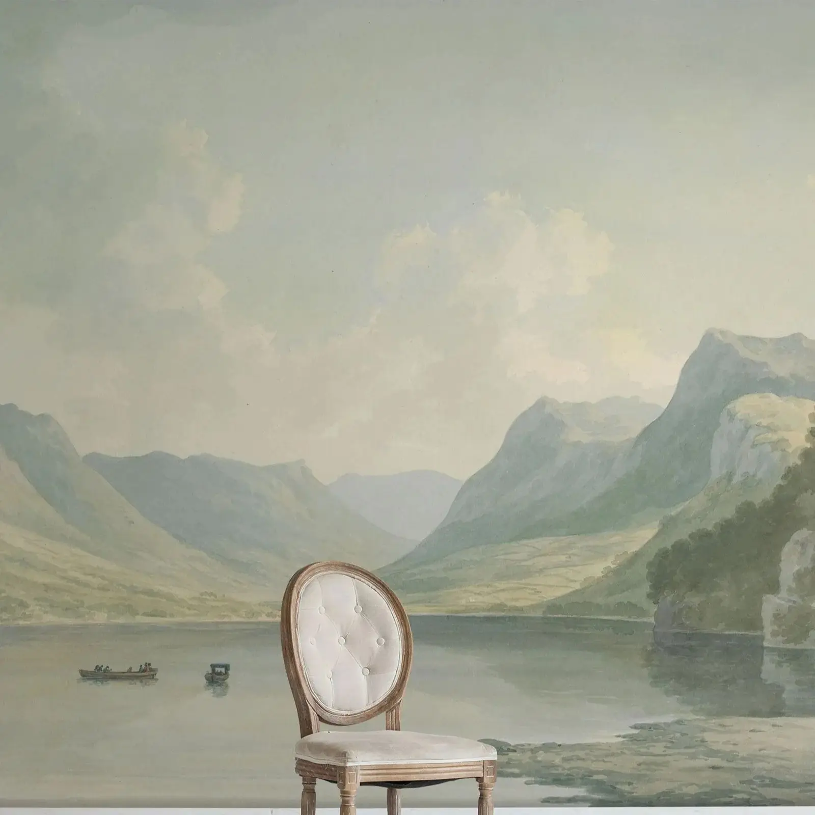 Mountain Lake Vista Mural - Image 2