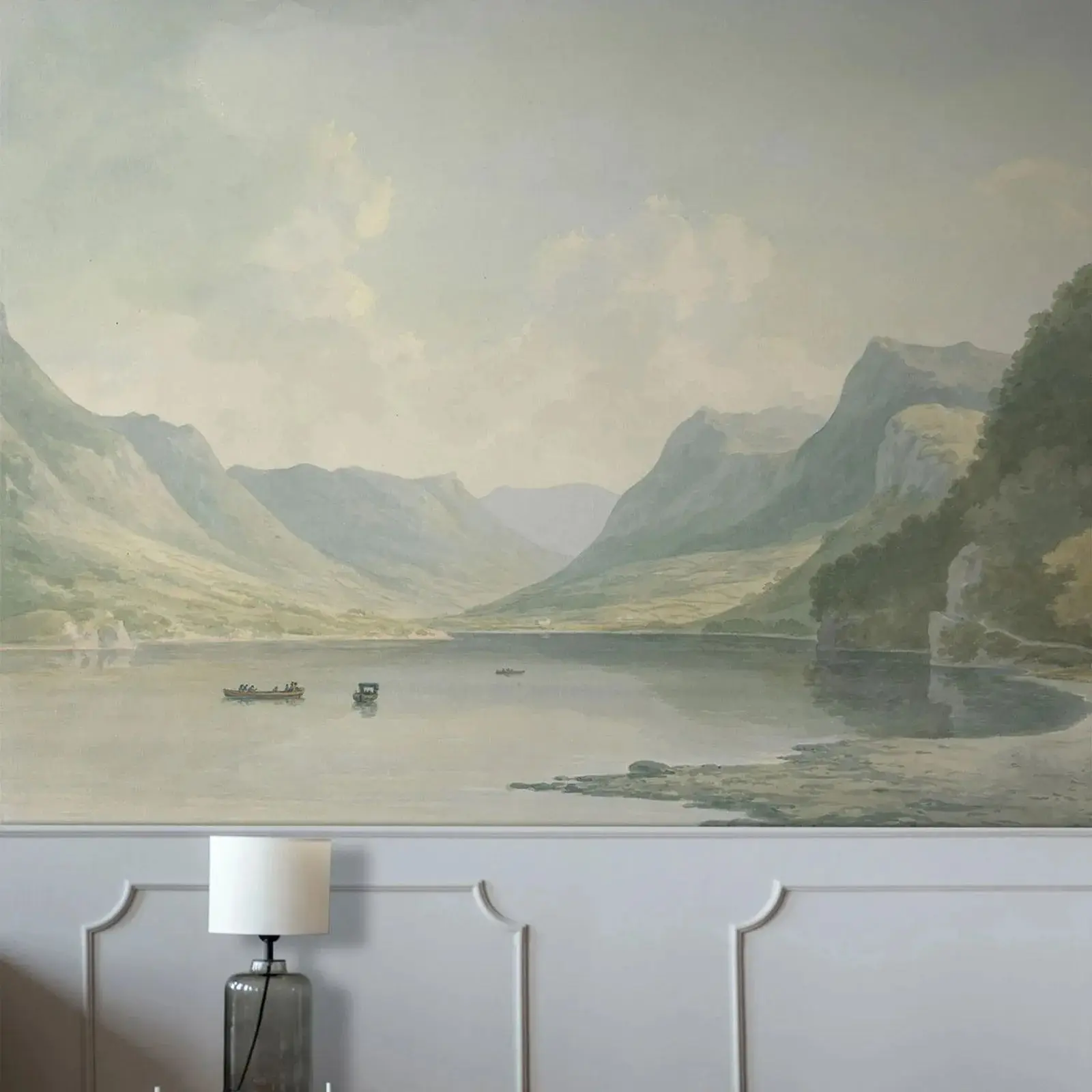 Mountain Lake Vista Mural - Image 3