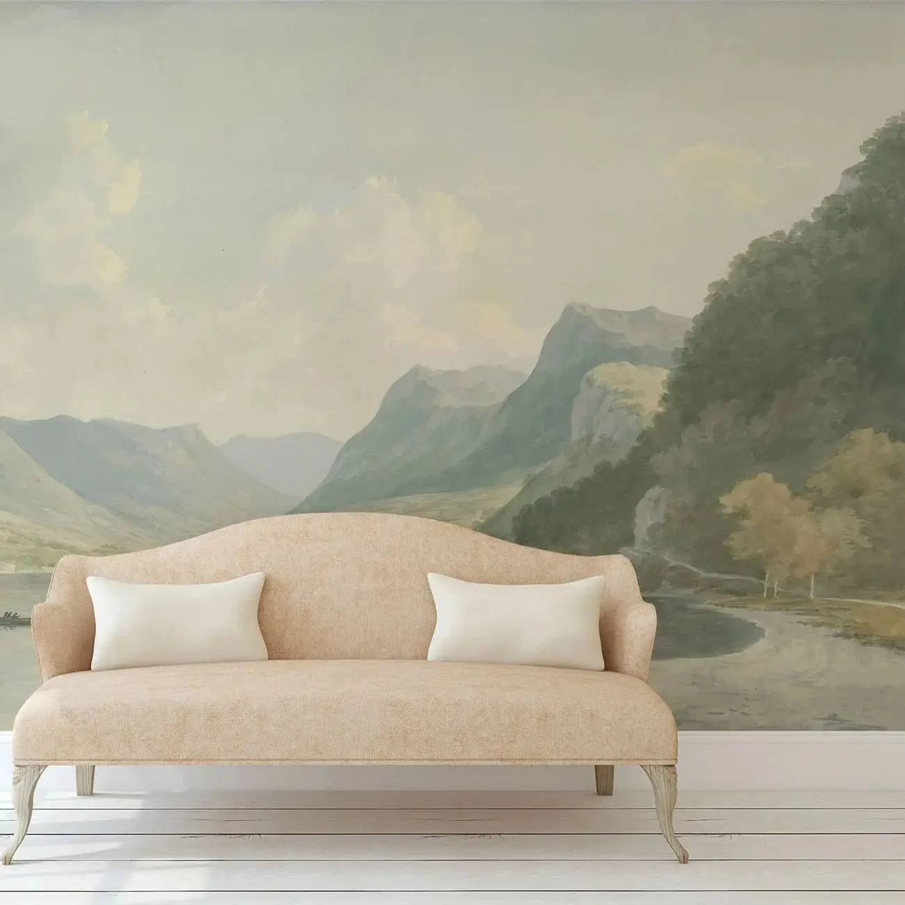 Mountain Lake Vista Mural - Image 4