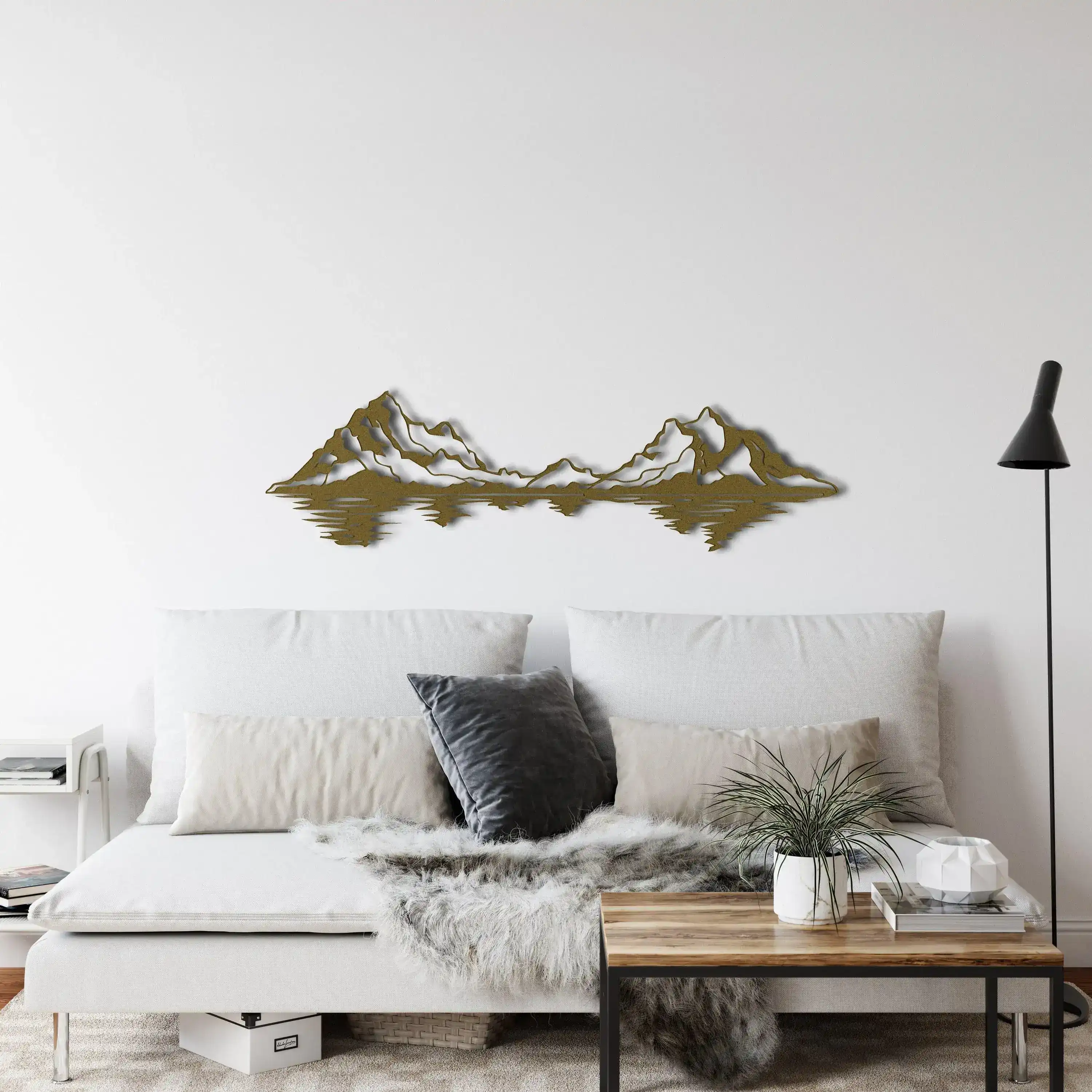 Mountain Range Landscape Metal Wall Art - Image 11