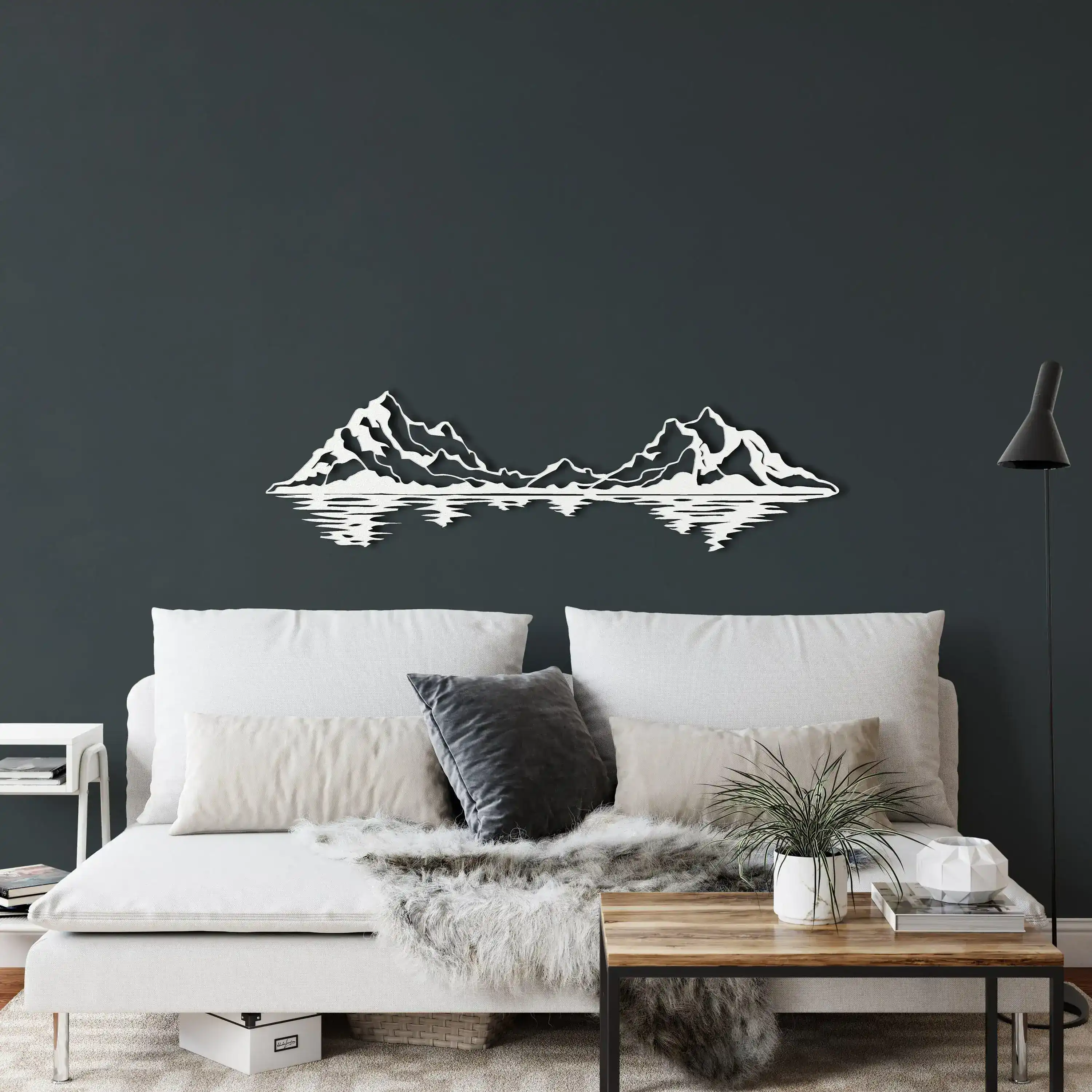 Mountain Range Landscape Metal Wall Art - Image 8