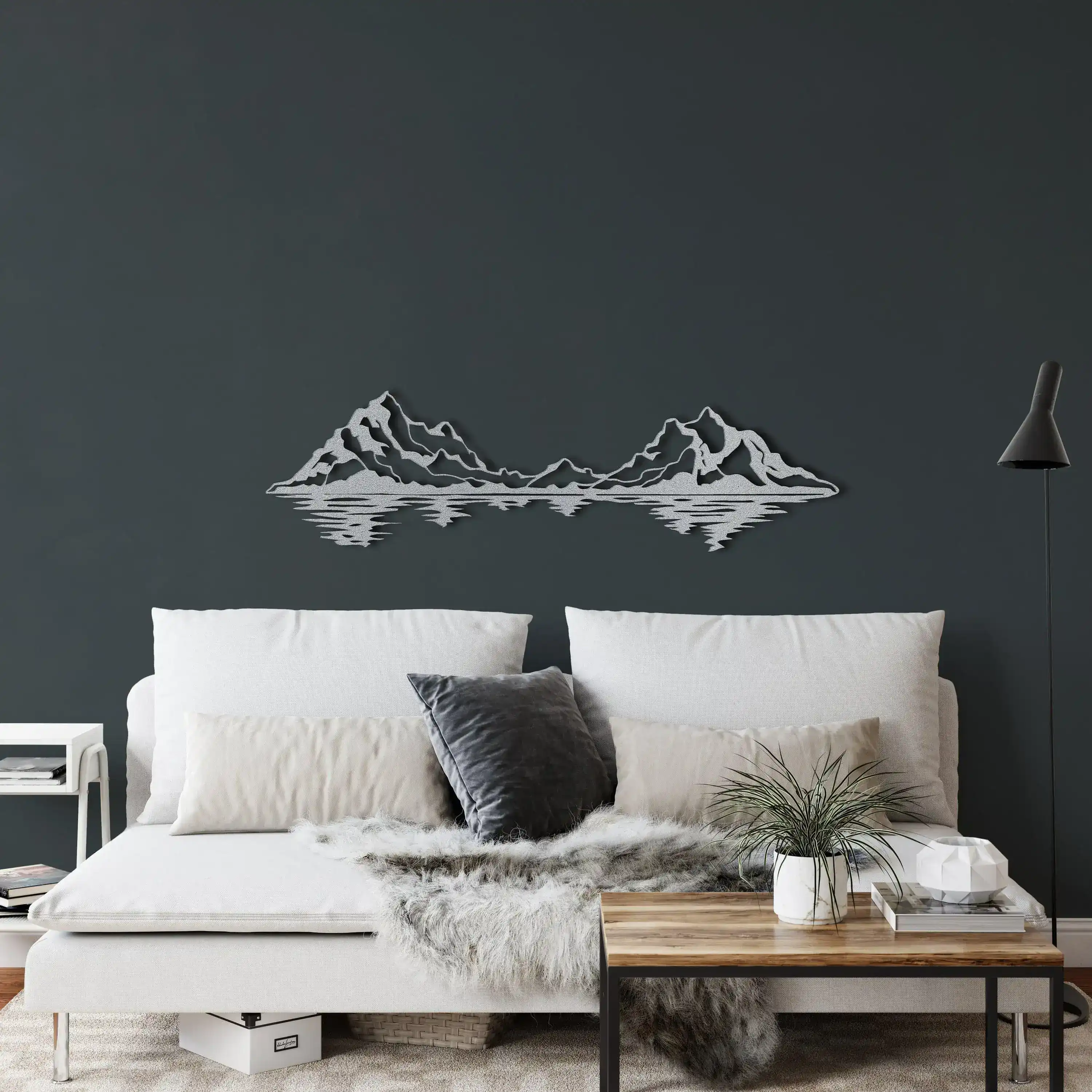 Mountain Range Landscape Metal Wall Art - Image 9