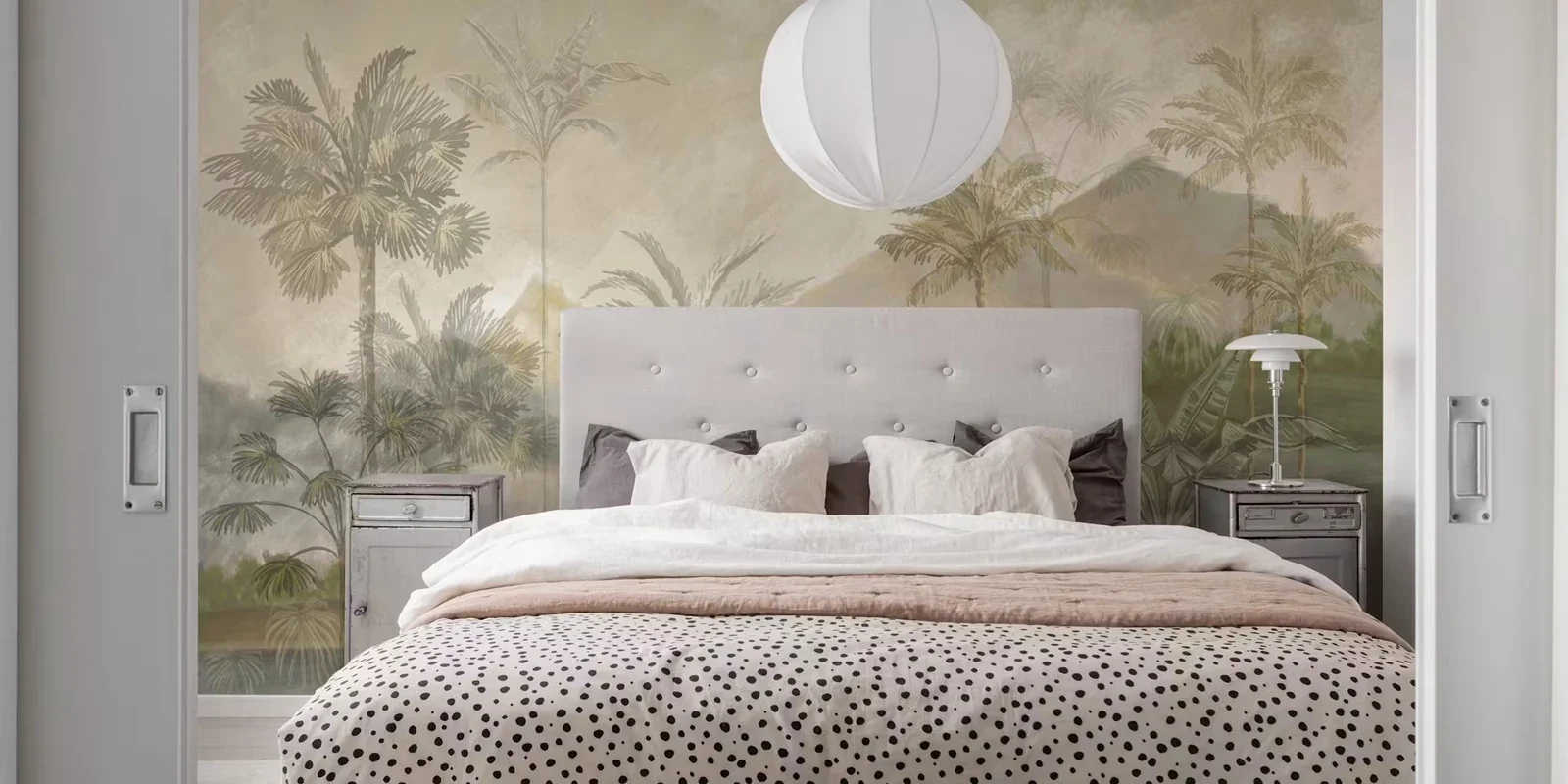 Mountains and Palms Landscape Mural - Image 3