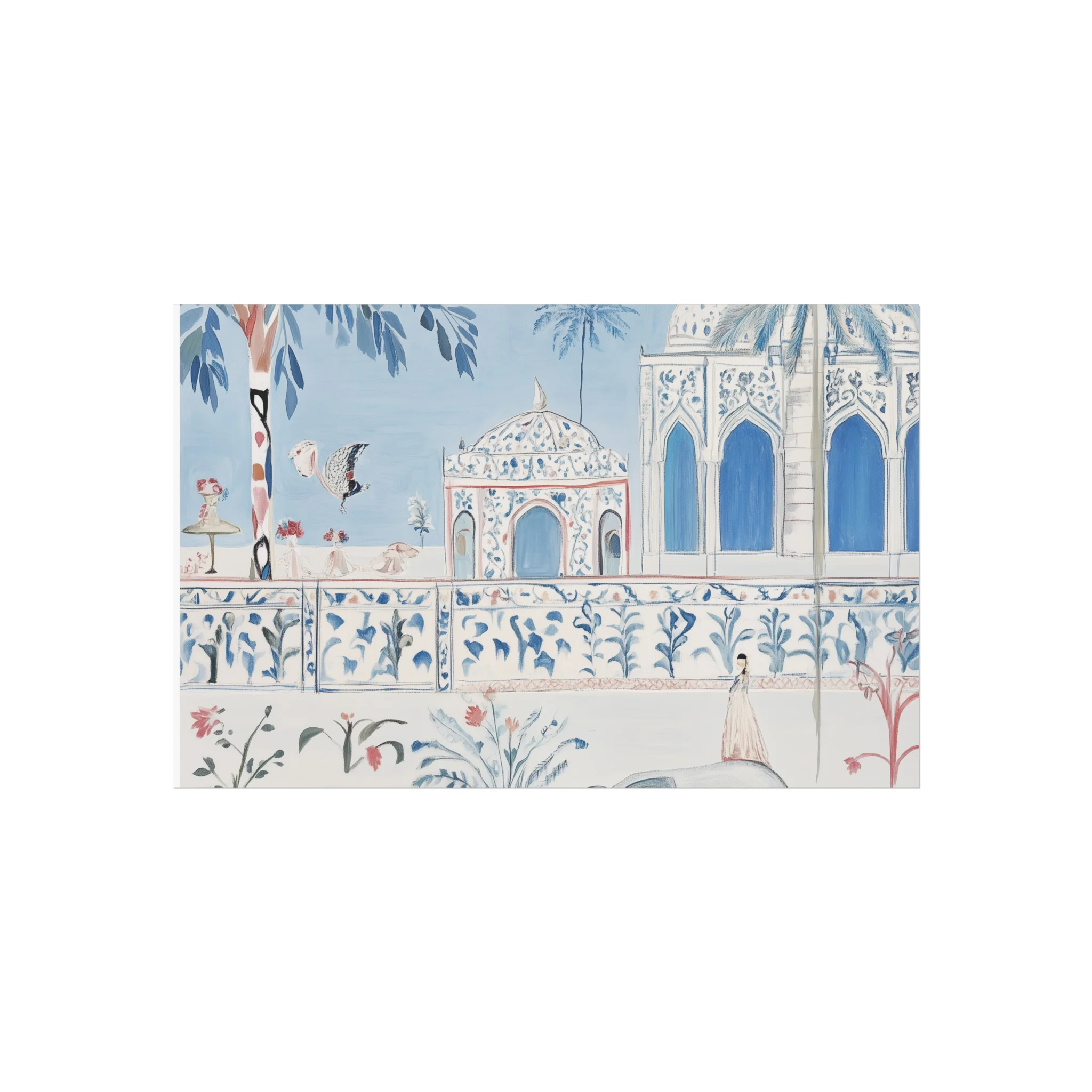 Mughal Garden Dreamscape Fine Art Poster - Image 13