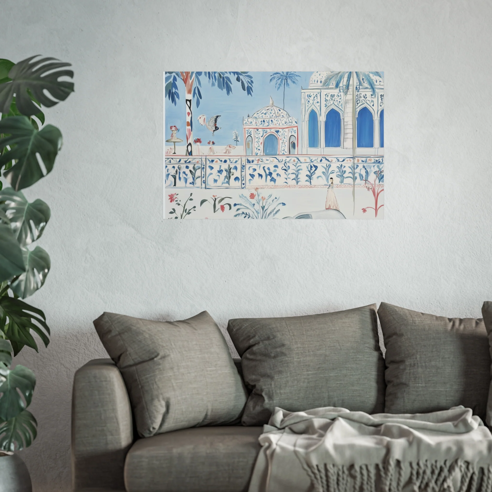 Mughal Garden Dreamscape Fine Art Poster - Image 43