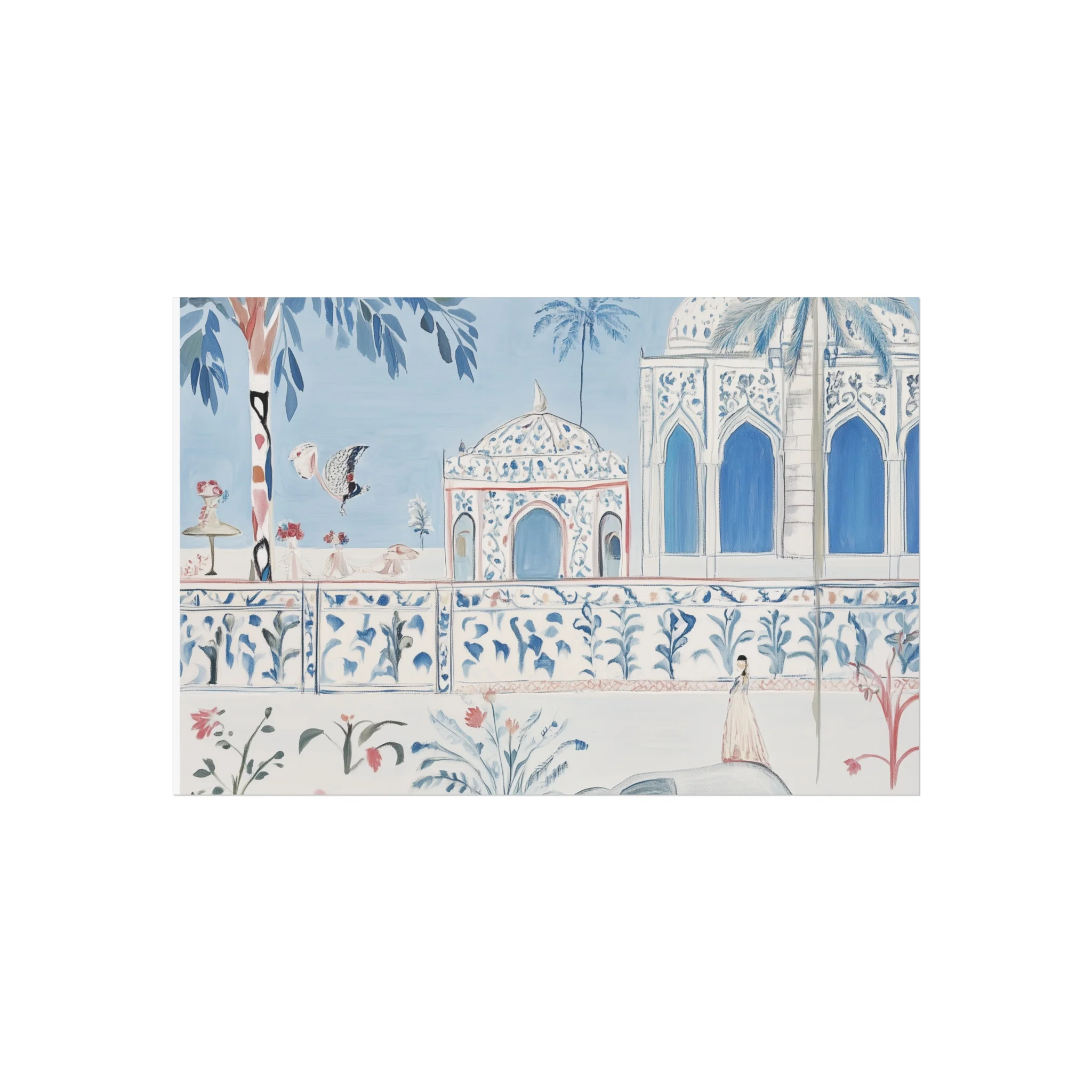 Mughal Garden Dreamscape Fine Art Poster - Image 7