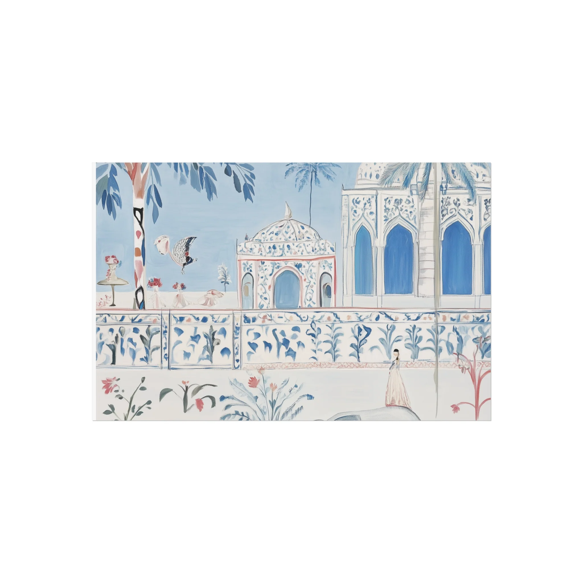 Mughal Garden Dreamscape Fine Art Poster - Image 9