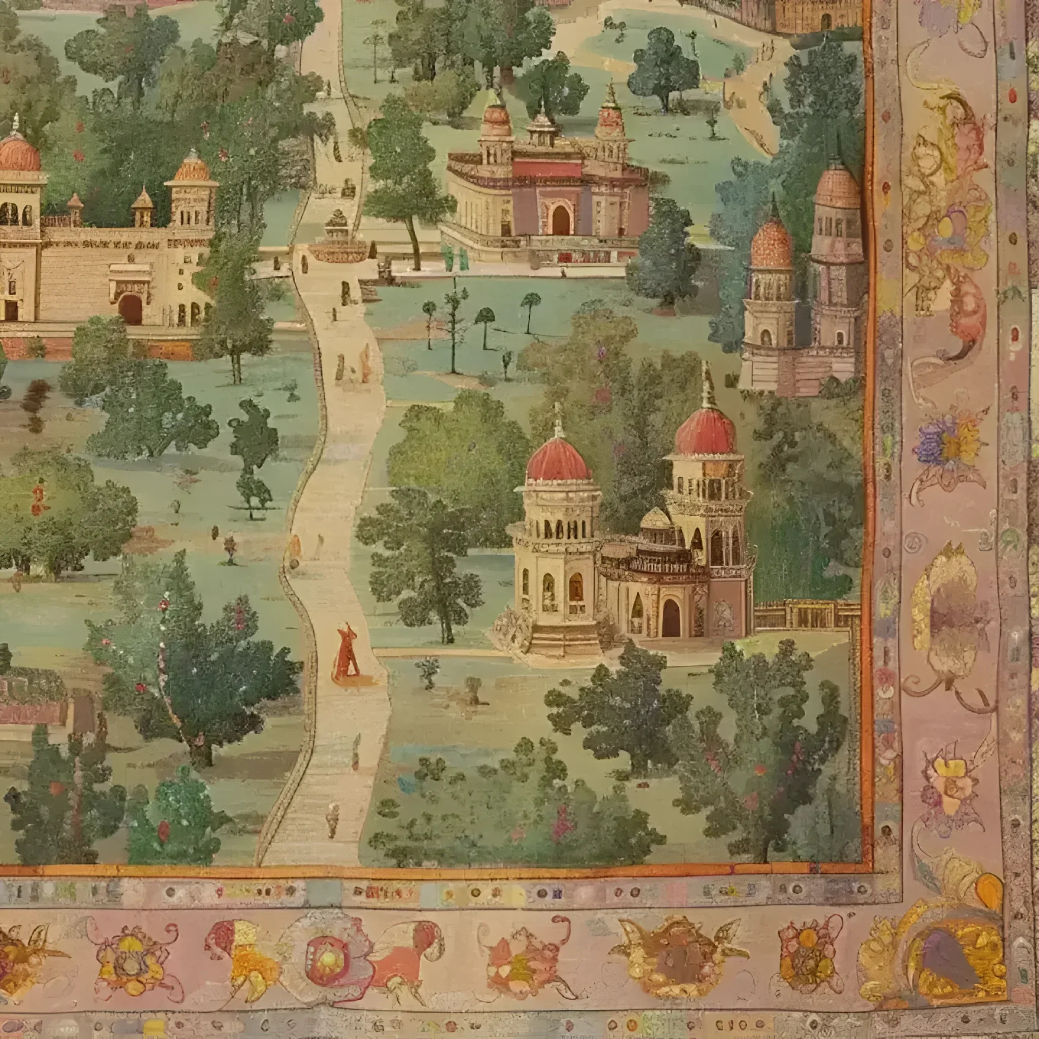 Mughal Marvel Hand Knotted Area Rug - Image 6