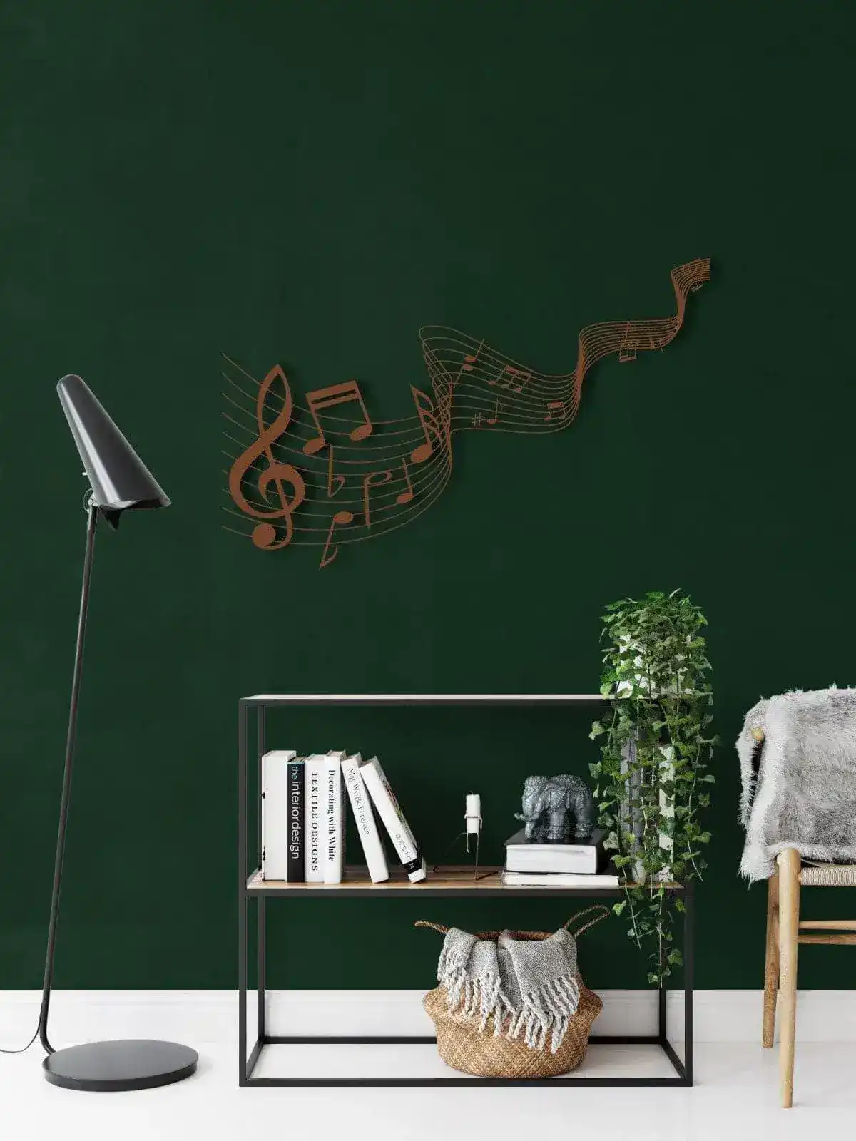 Music Notes Metal Wall Hanging Decor - Image 10
