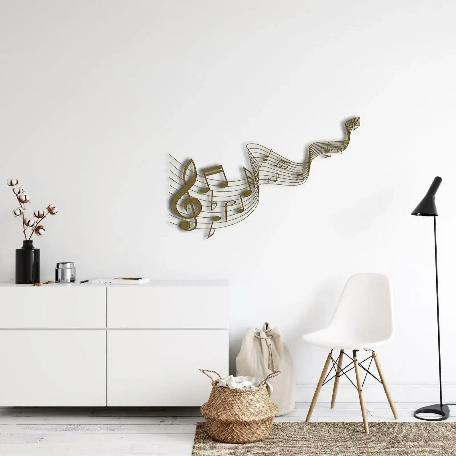Music Notes Metal Wall Hanging Decor - Image 11
