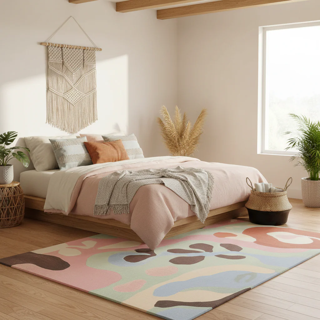 Muted Flora Song Hand Tufted Rug - Image 2