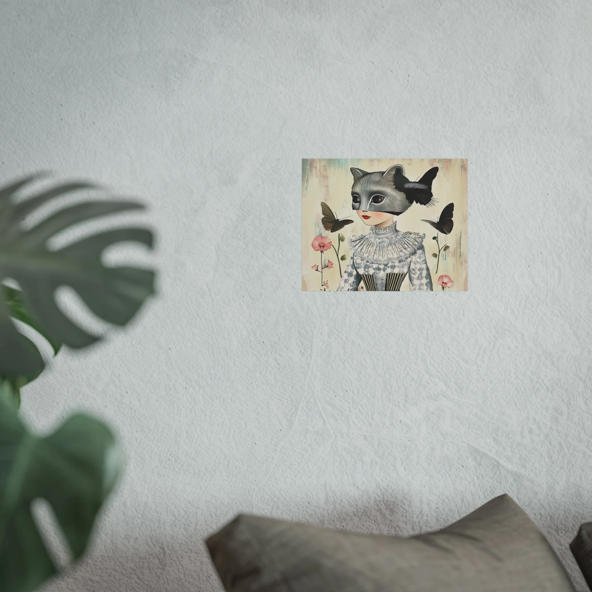 Mysterious Cat Lady Fine Art Poster - Image 11