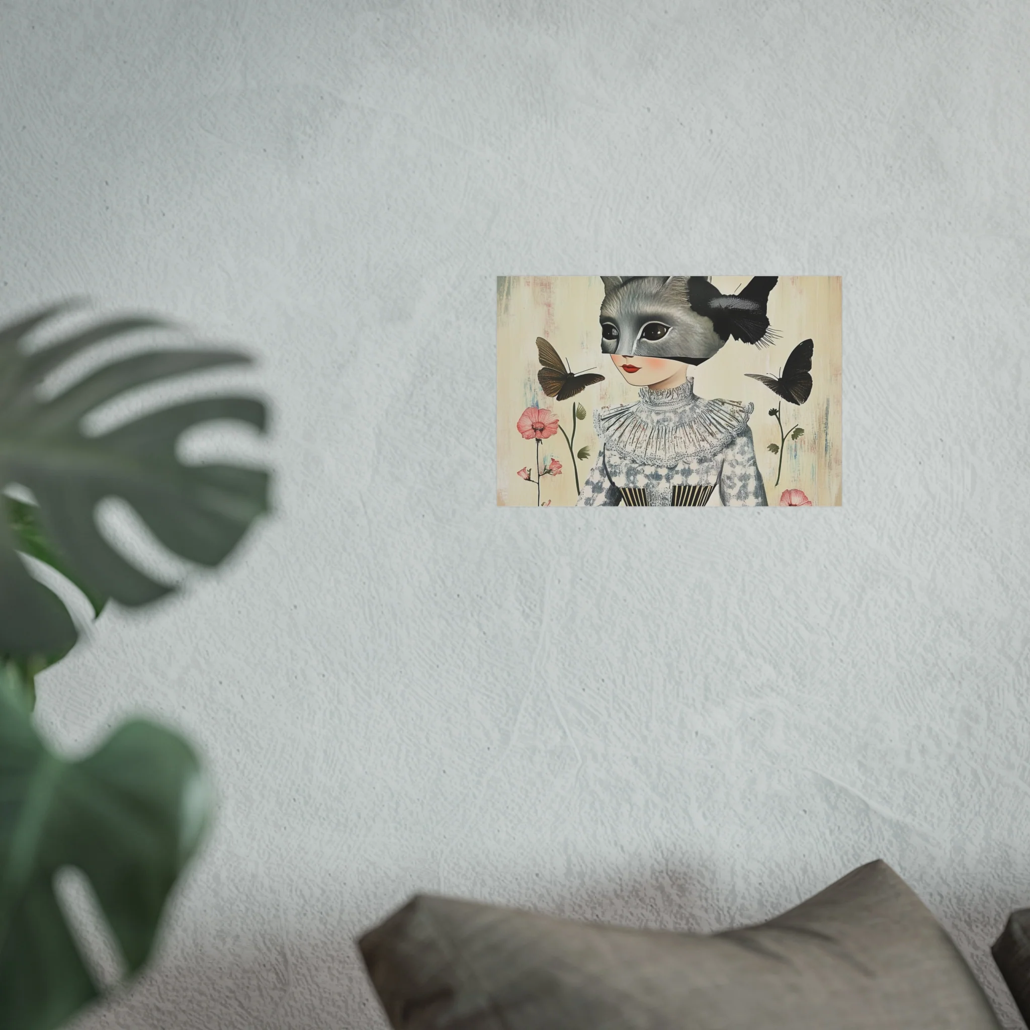 Mysterious Cat Lady Fine Art Poster - Image 21