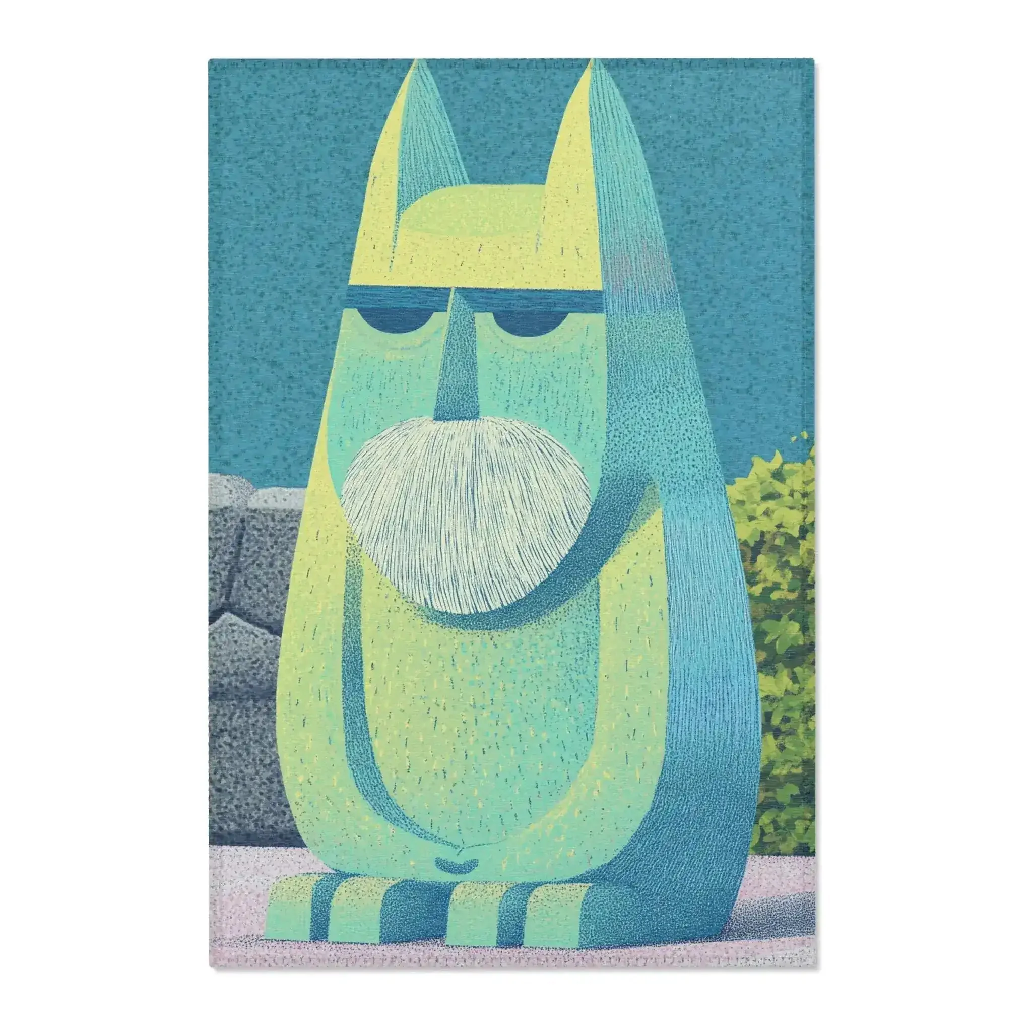 Mystic Guardian Accent Rug – Bold & Whimsical Design - Image 2