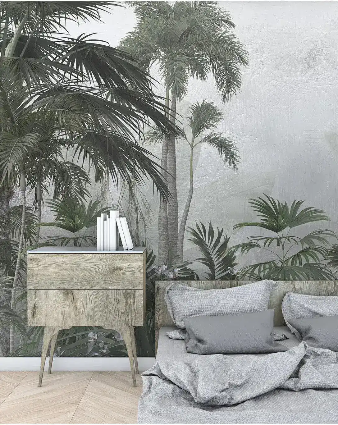 Mystic Jungle Tropical Self Adhesive Wall Mural - Image 3