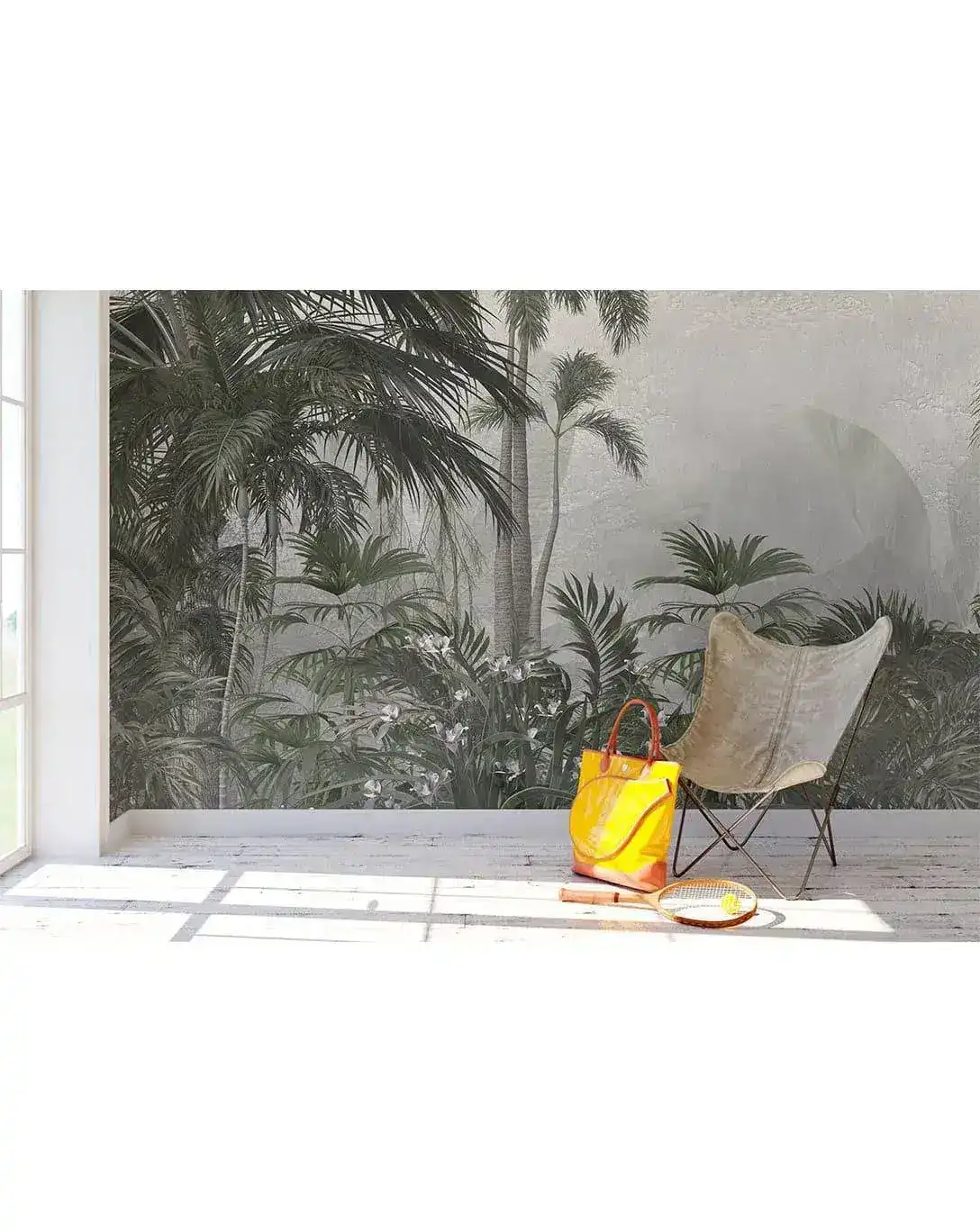 Mystic Jungle Tropical Self Adhesive Wall Mural - Image 4