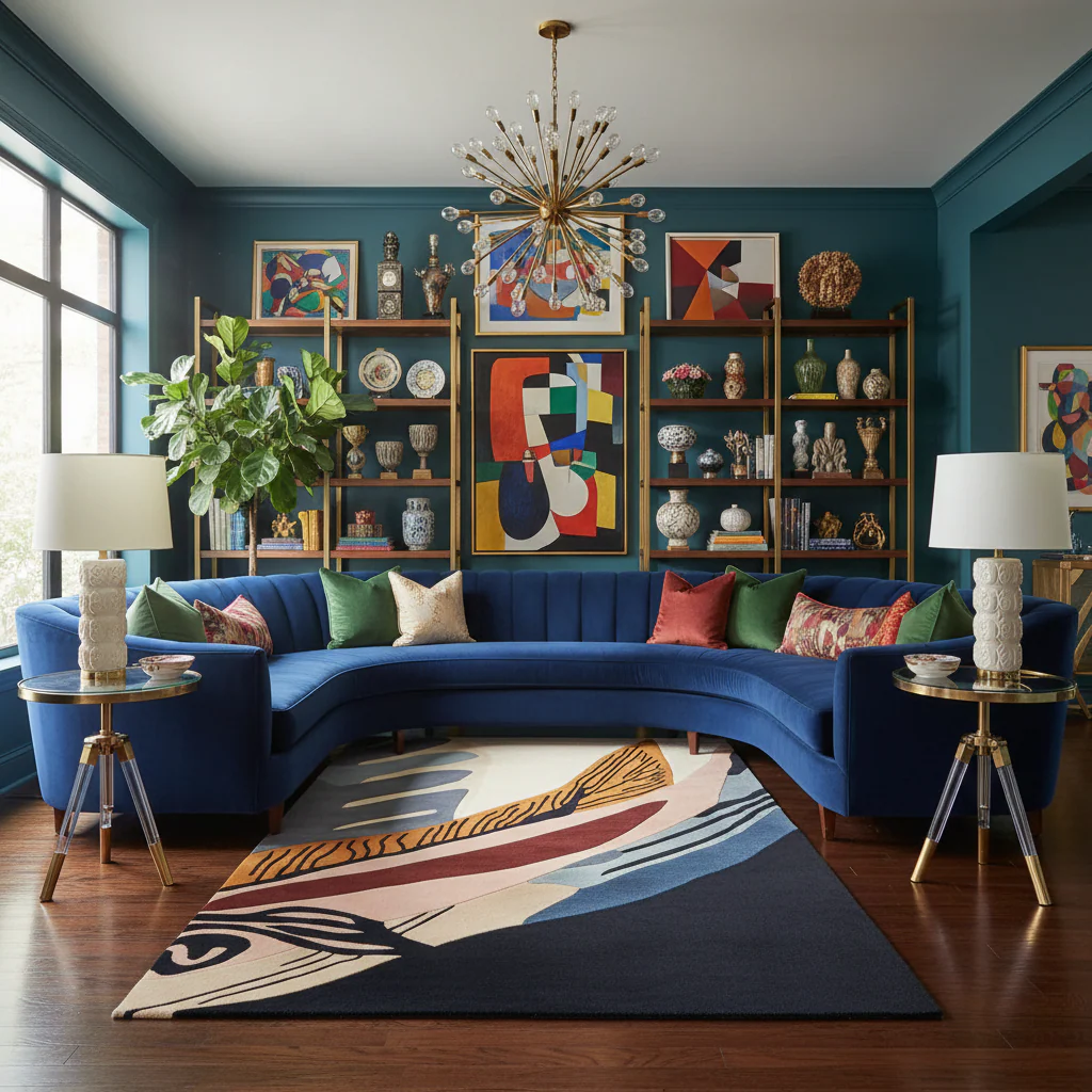 Mystic Maze Hand Tufted Rug - Image 2