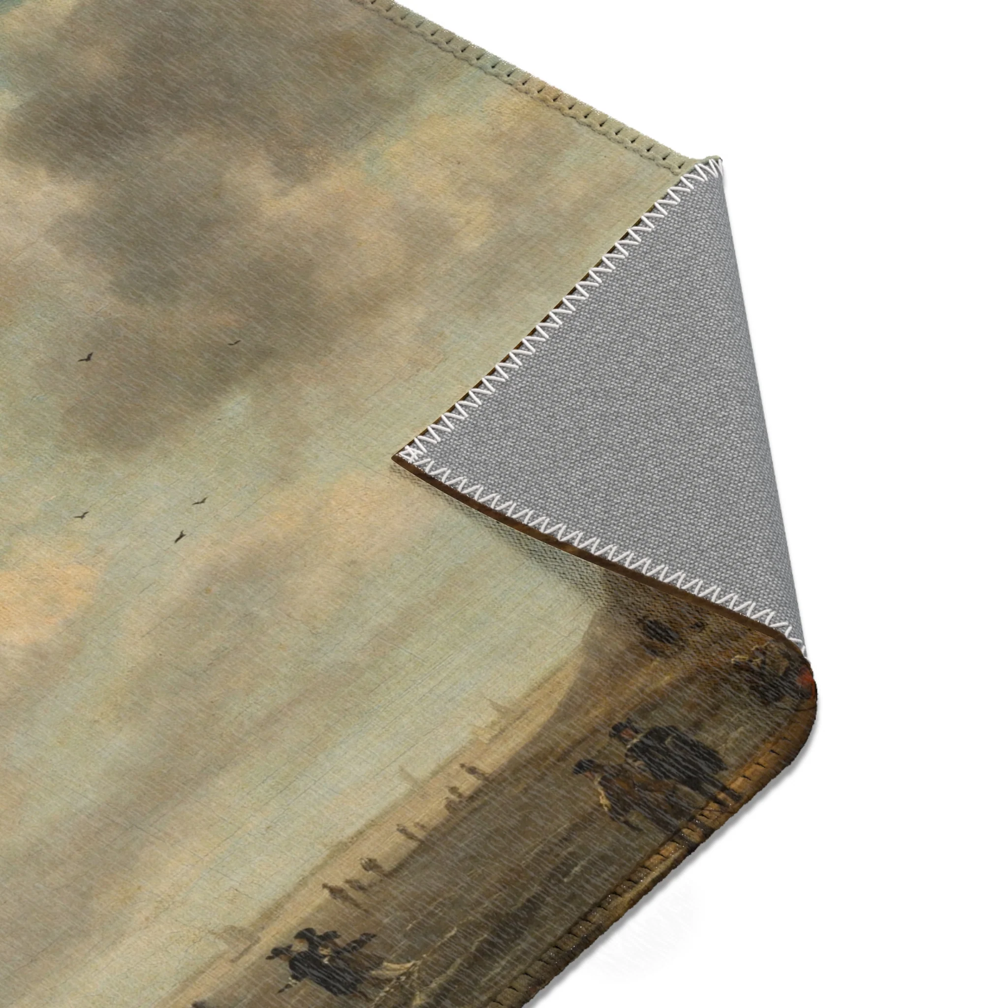 Naar Jacob van Ruisdael - Beach View - 154 - Mauritshuis | Area Rug - Image 13