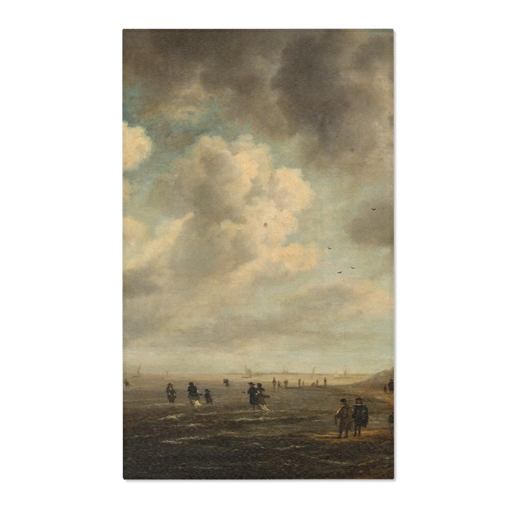 Naar Jacob van Ruisdael - Beach View - 154 - Mauritshuis | Area Rug - Image 2