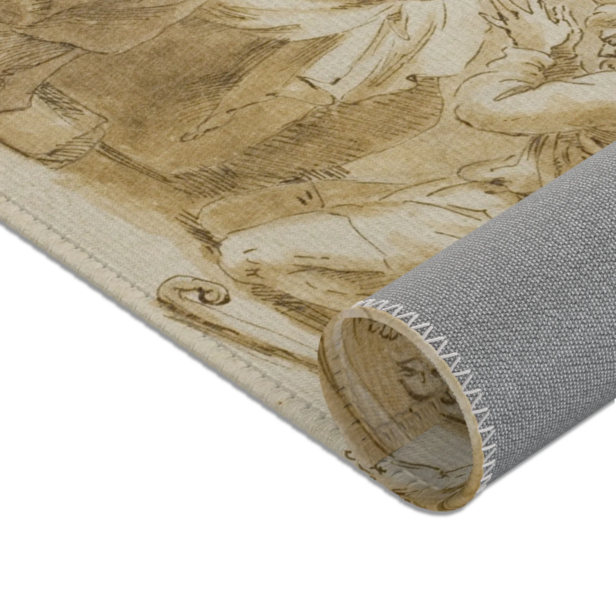 Nicolas Poussin - Adoration of the Shepherds | Area Rug - Image 14