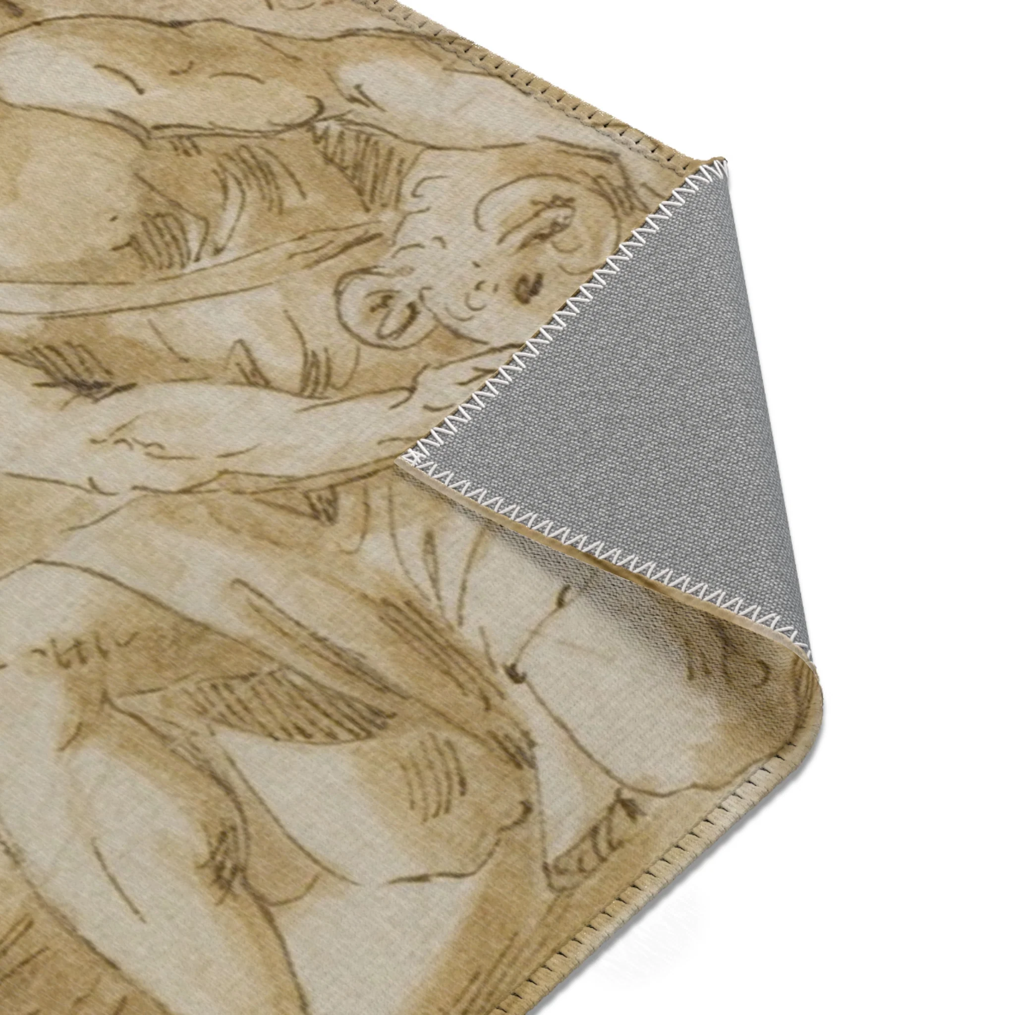 Nicolas Poussin - Adoration of the Shepherds | Area Rug - Image 17