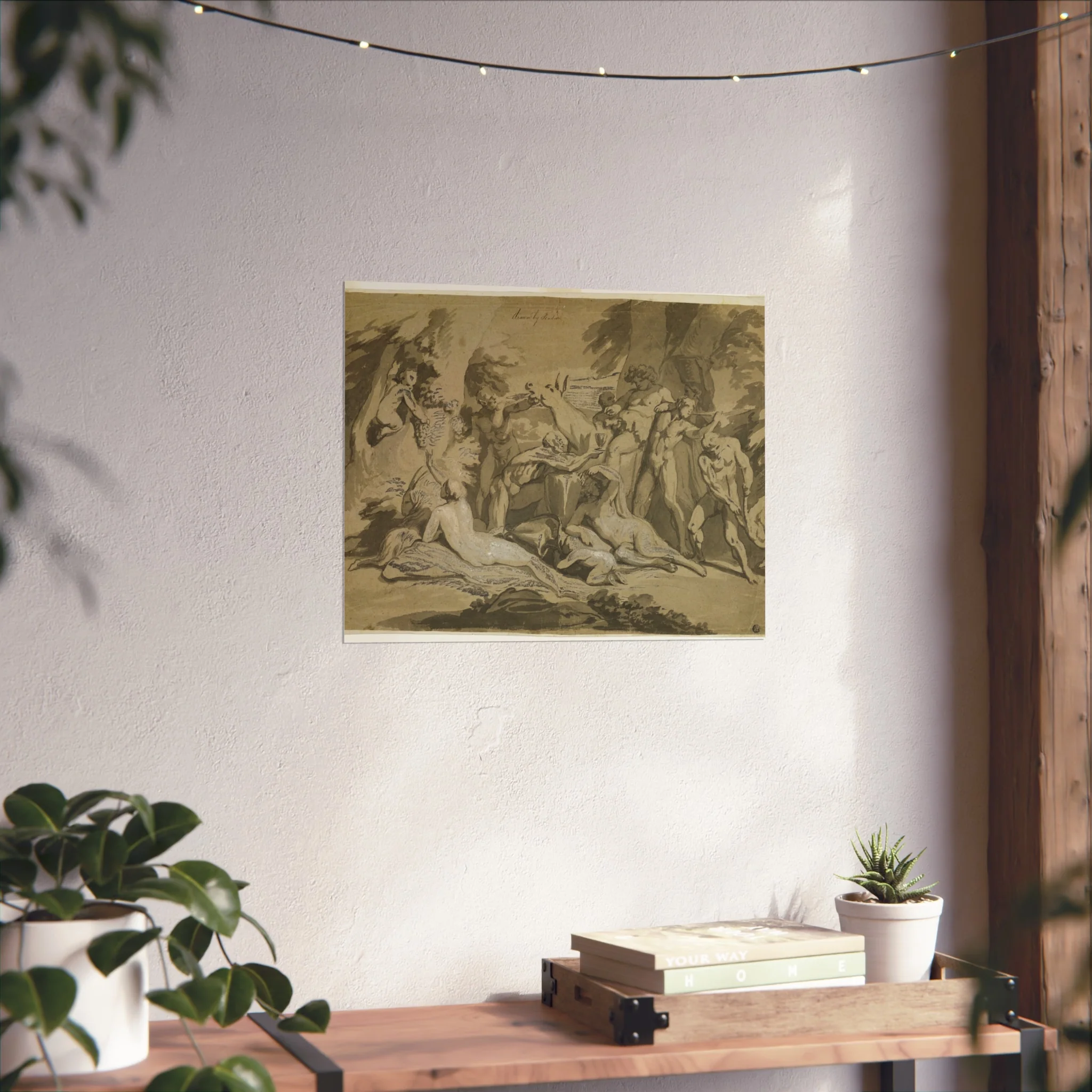 Nicolas Poussin - Drunken Silenus Satyr and Nymphs | Fine Art Poster - Image 8