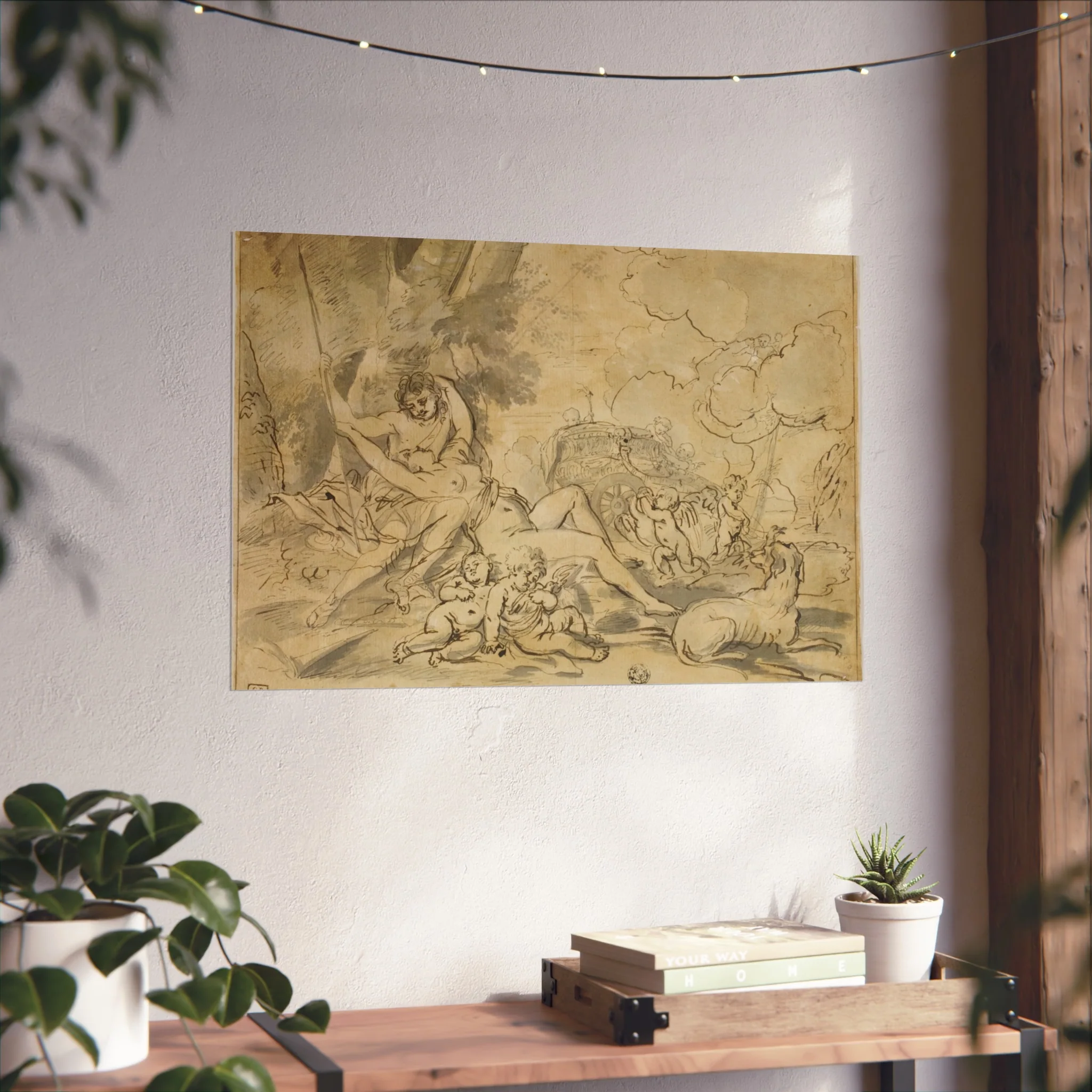 Nicolas Poussin - Figures, Chariot and Dog | Fine Art Poster - Image 12
