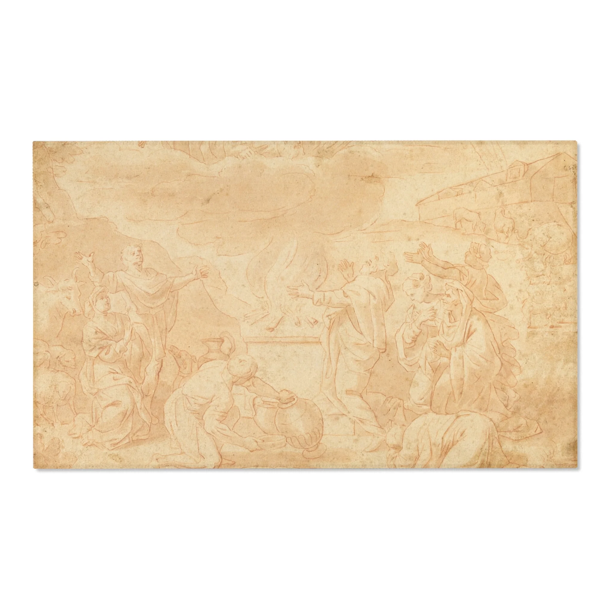 Nicolas Poussin - Noah's Sacrifice | Area Rug - Image 5