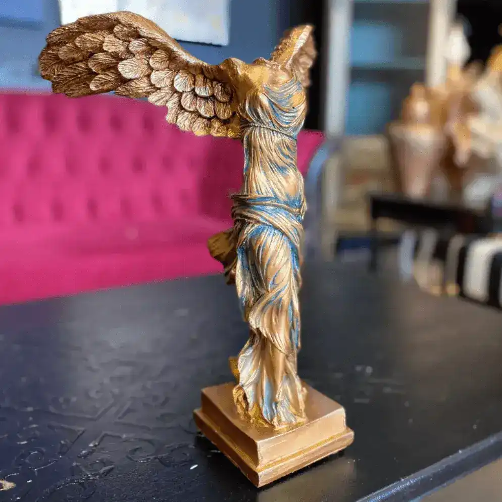 Nike Winged Victory Goddess of Samothrace Sculpture Statue - Image 2