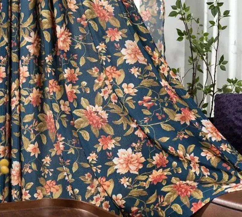 Nina Floral Fabric Curtain - Image 3