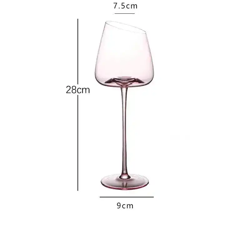 Nordic Flamingo PInk Wine Glass - Image 11