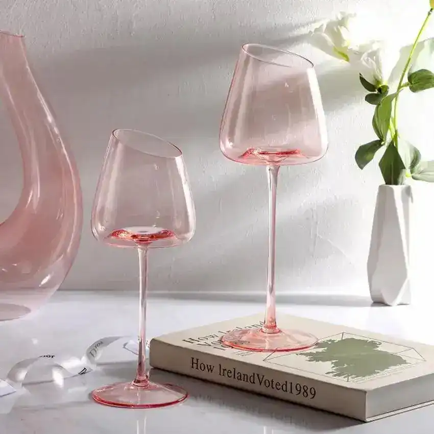 Nordic Flamingo PInk Wine Glass - Image 4