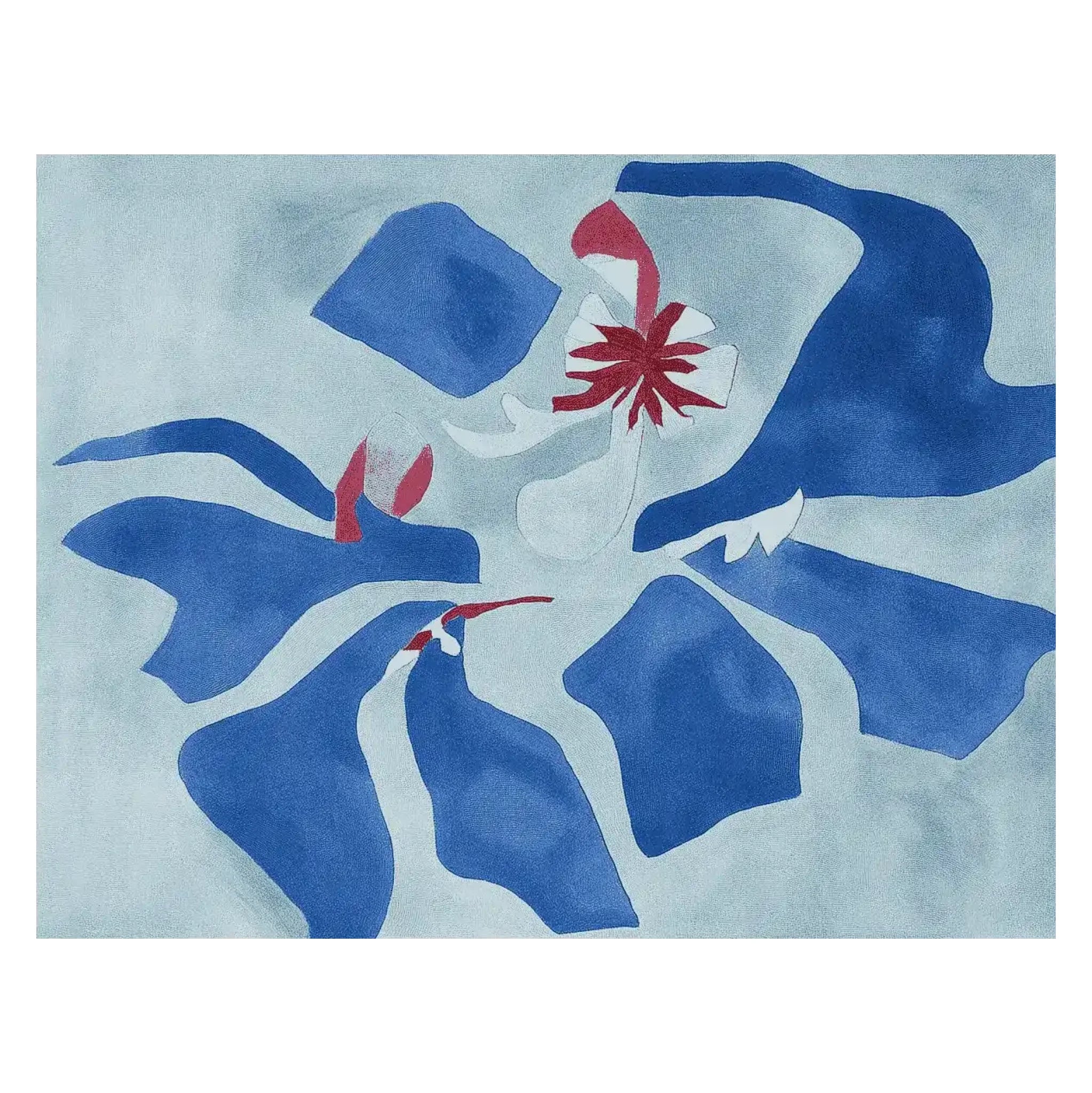 Ocean Bloom Dance Hand Tufted Rug - Image 3