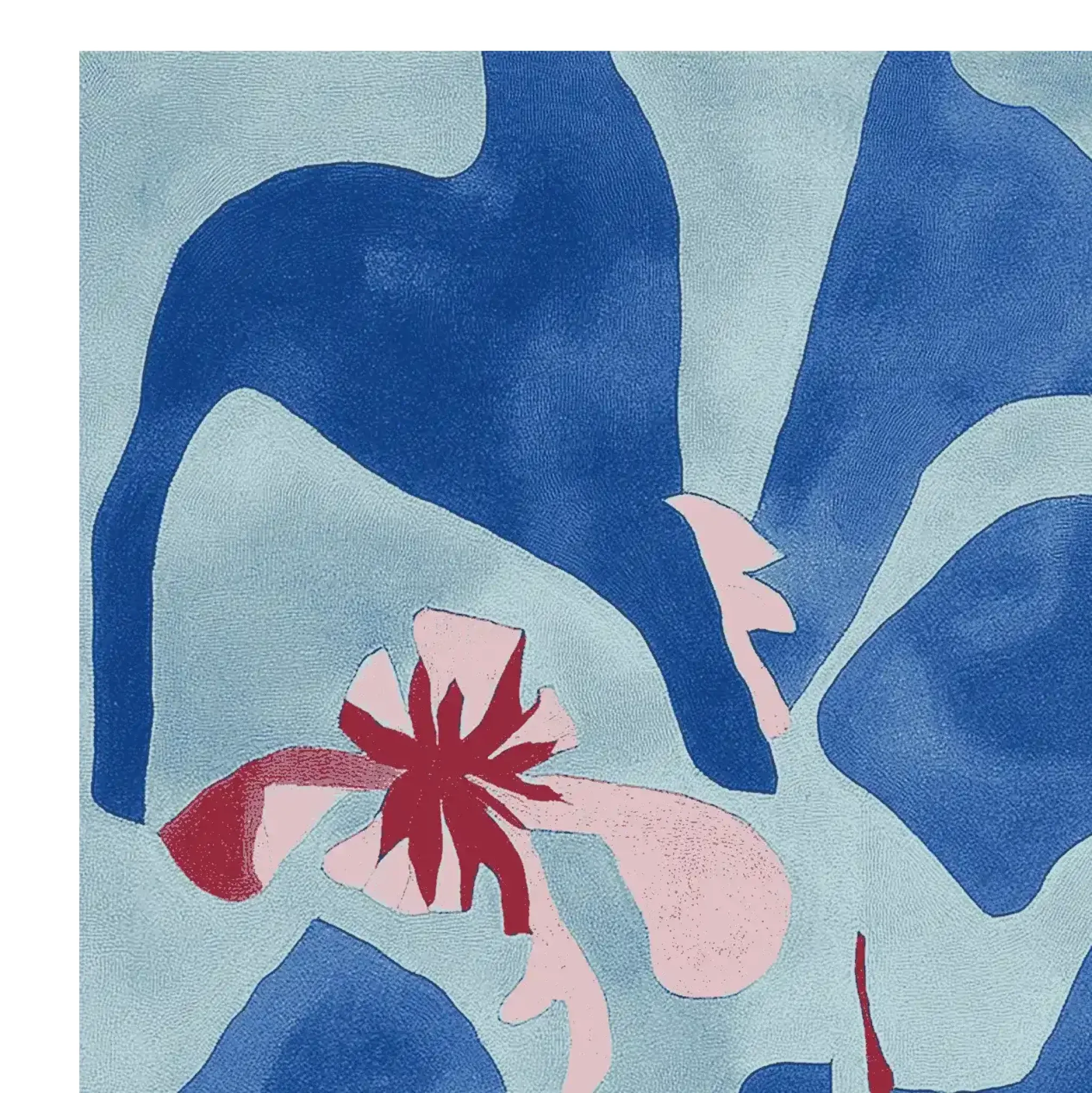 Ocean Bloom Dance Hand Tufted Rug - Image 5