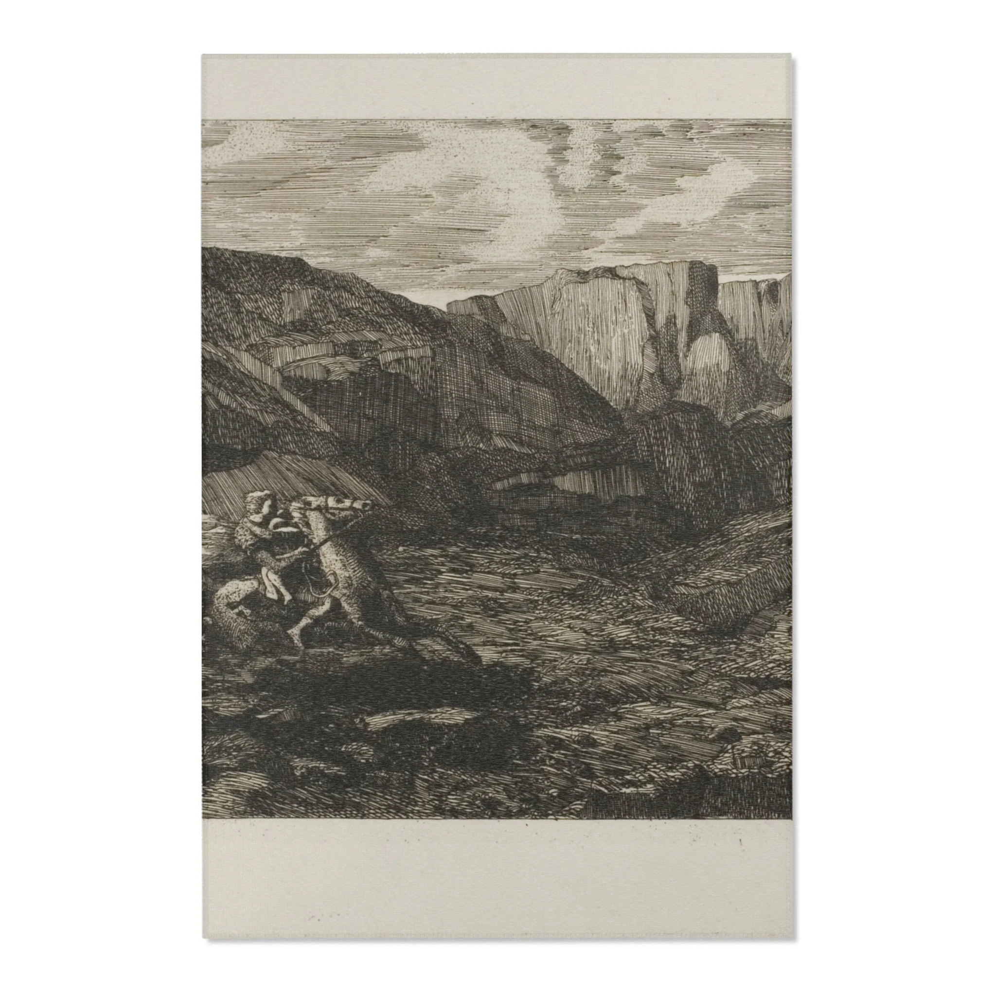 Odilon Redon - Fear | Area Rug - Image 3