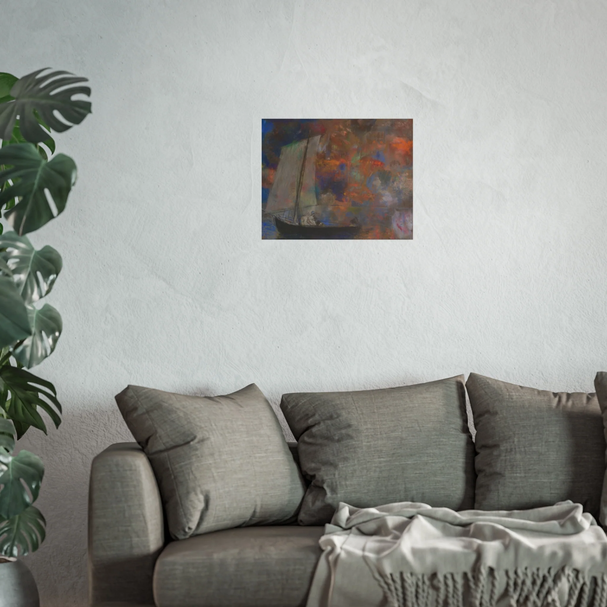 Odilon Redon - Flower Clouds | Fine Art Poster - Image 7