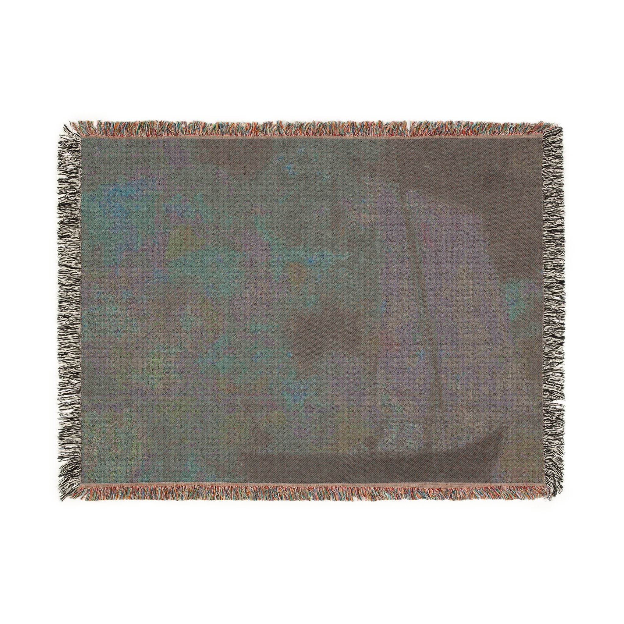 Odilon Redon - Flower Clouds | Woven Tapestry Blanket - Image 12