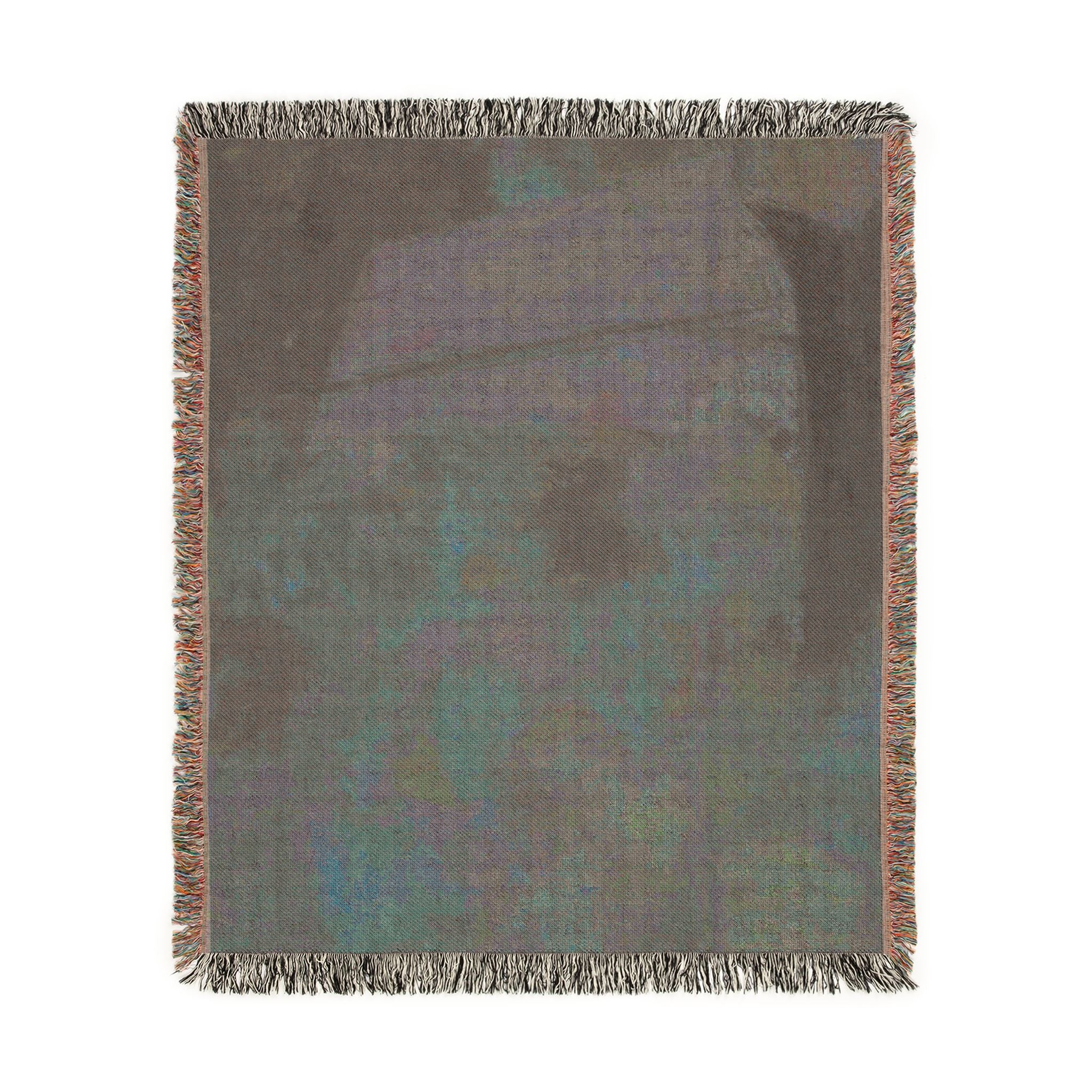 Odilon Redon - Flower Clouds | Woven Tapestry Blanket - Image 9