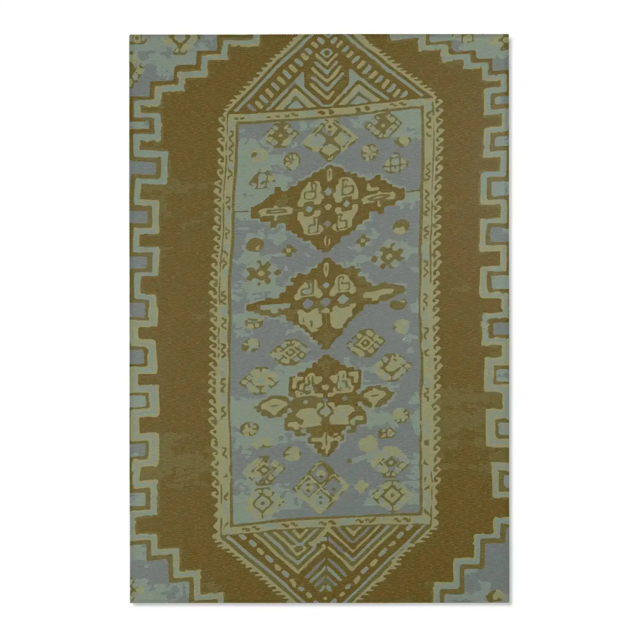 Olive Grove Tribal Accent Rug - Image 3