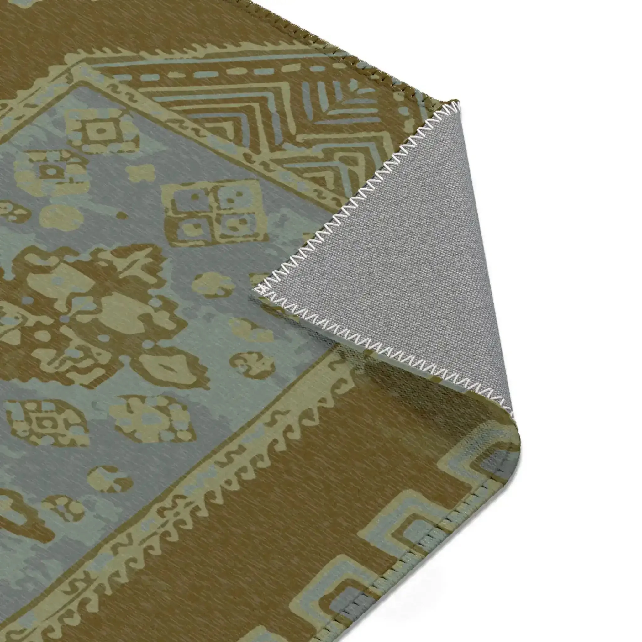 Olive Grove Tribal Accent Rug - Image 6