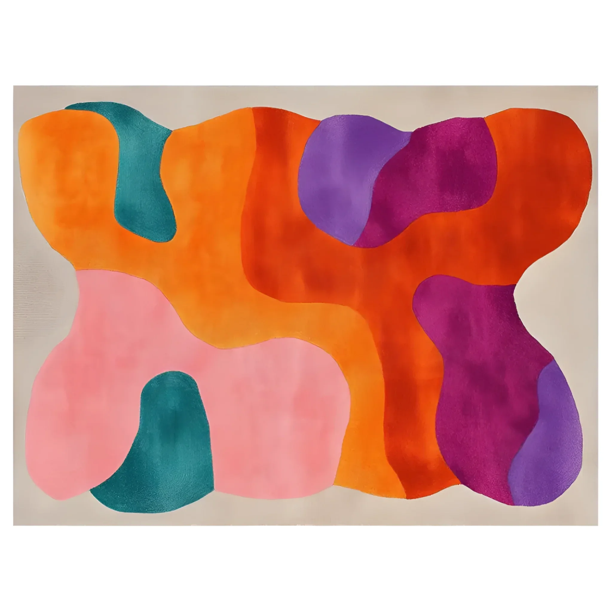 Opulent Aurora Hand Tufted Wool Rug - Image 4