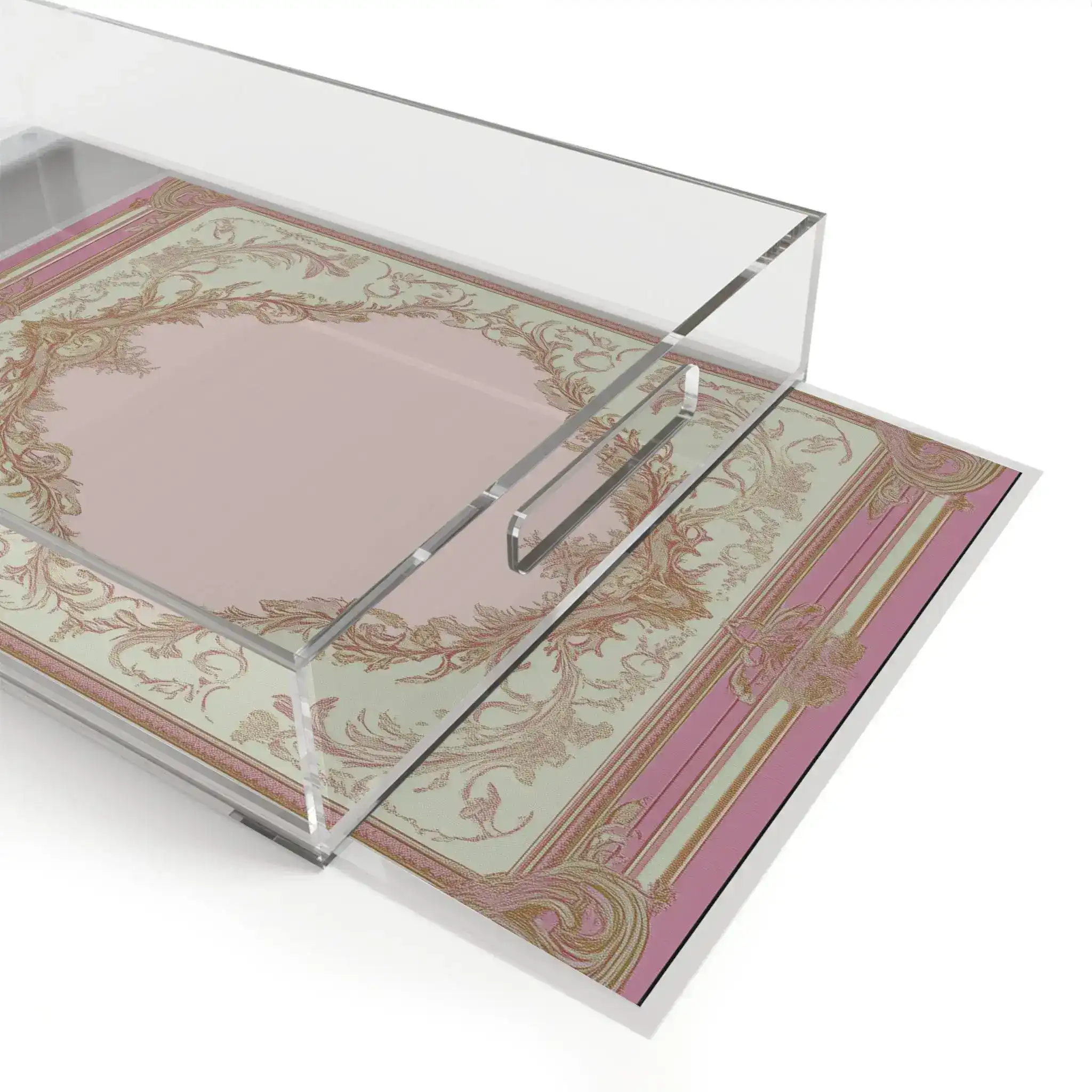 Opulent Floral Frame Serving Tray - Image 4